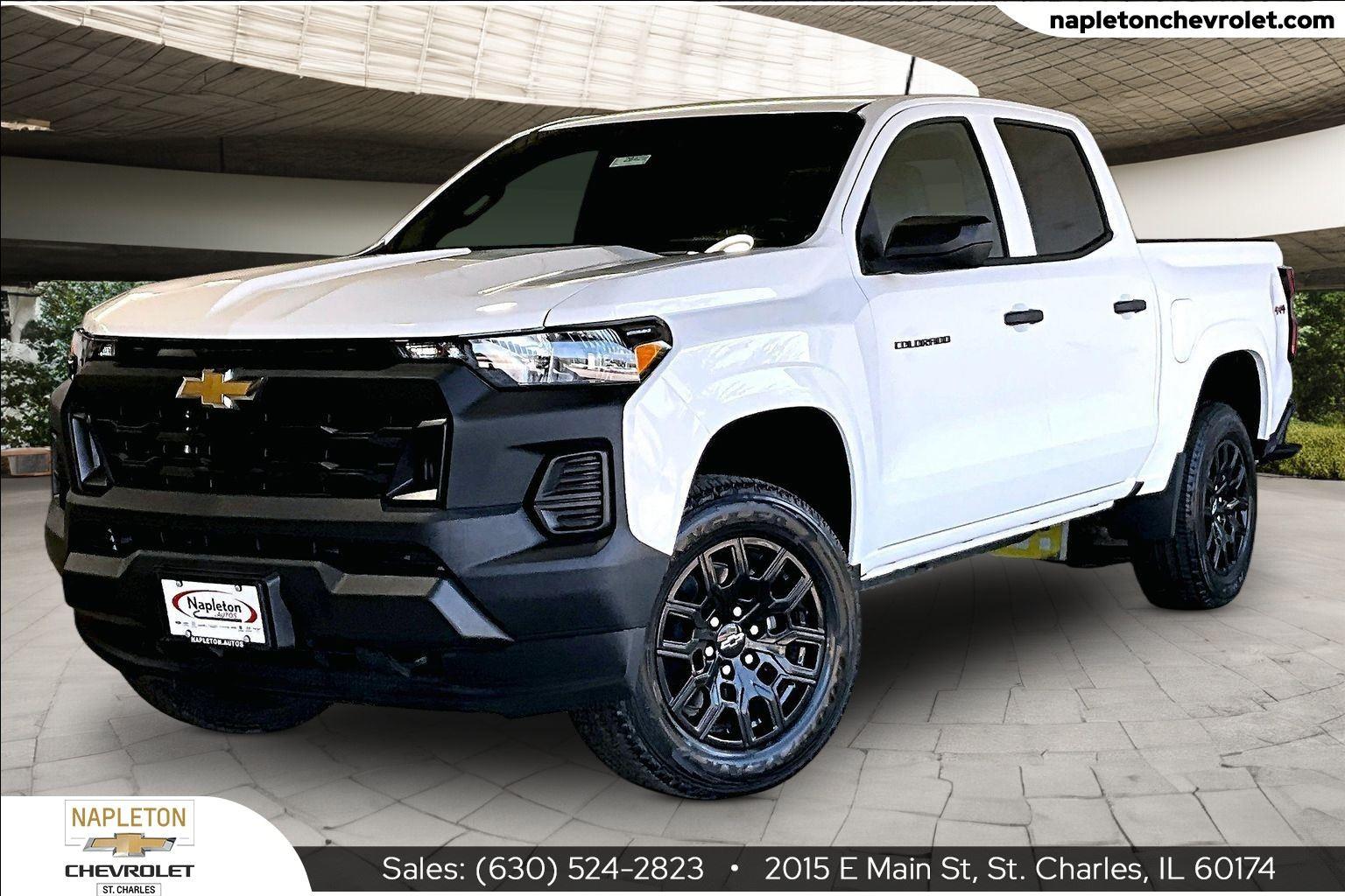 Summit White 2026 Chevrolet Colorado Pickup Truck Four-Wheel Drive 8-Speed Automatic