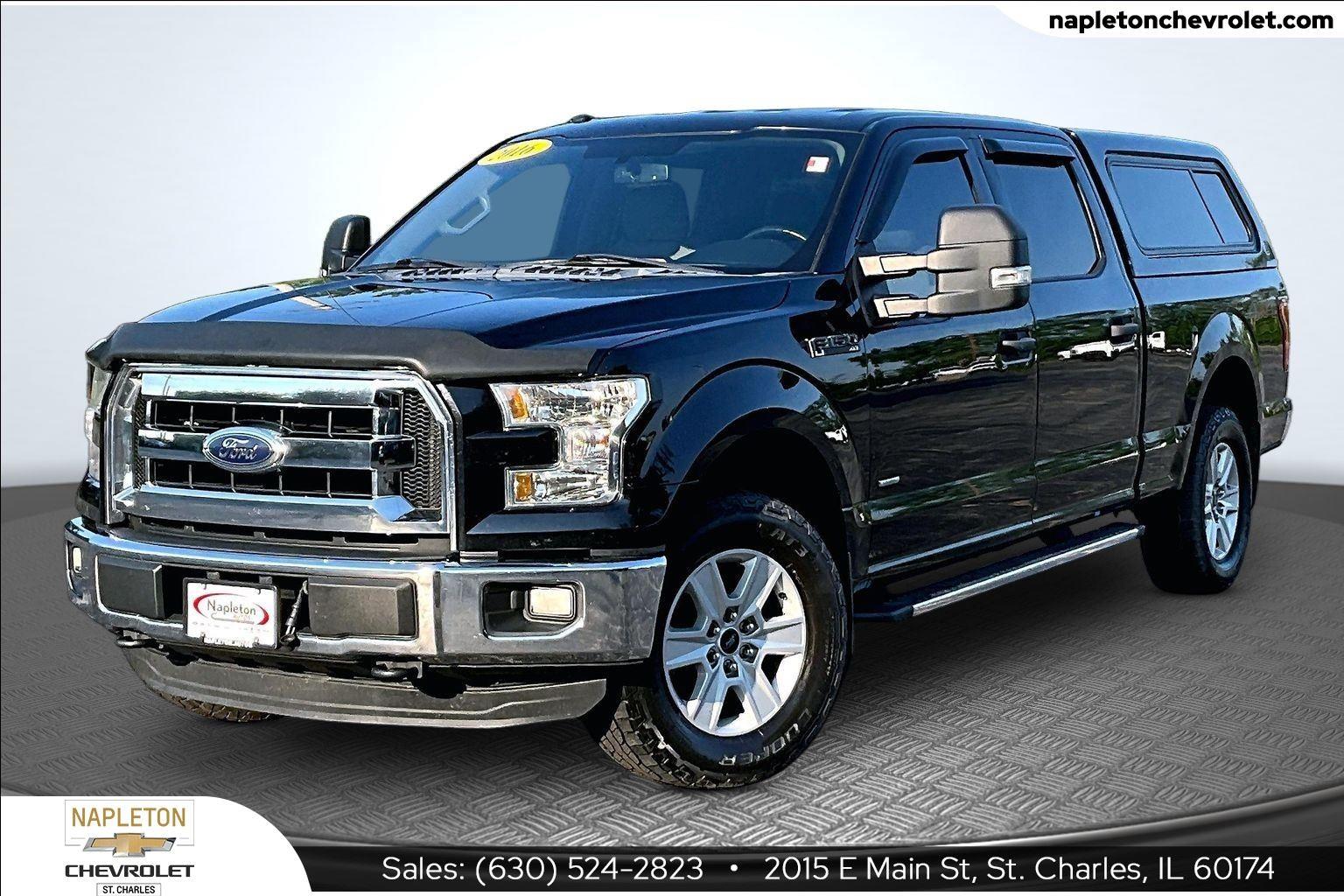 Shadow Black 2016 Ford F-150 Pickup Truck Four-Wheel Drive 6-Speed Automatic