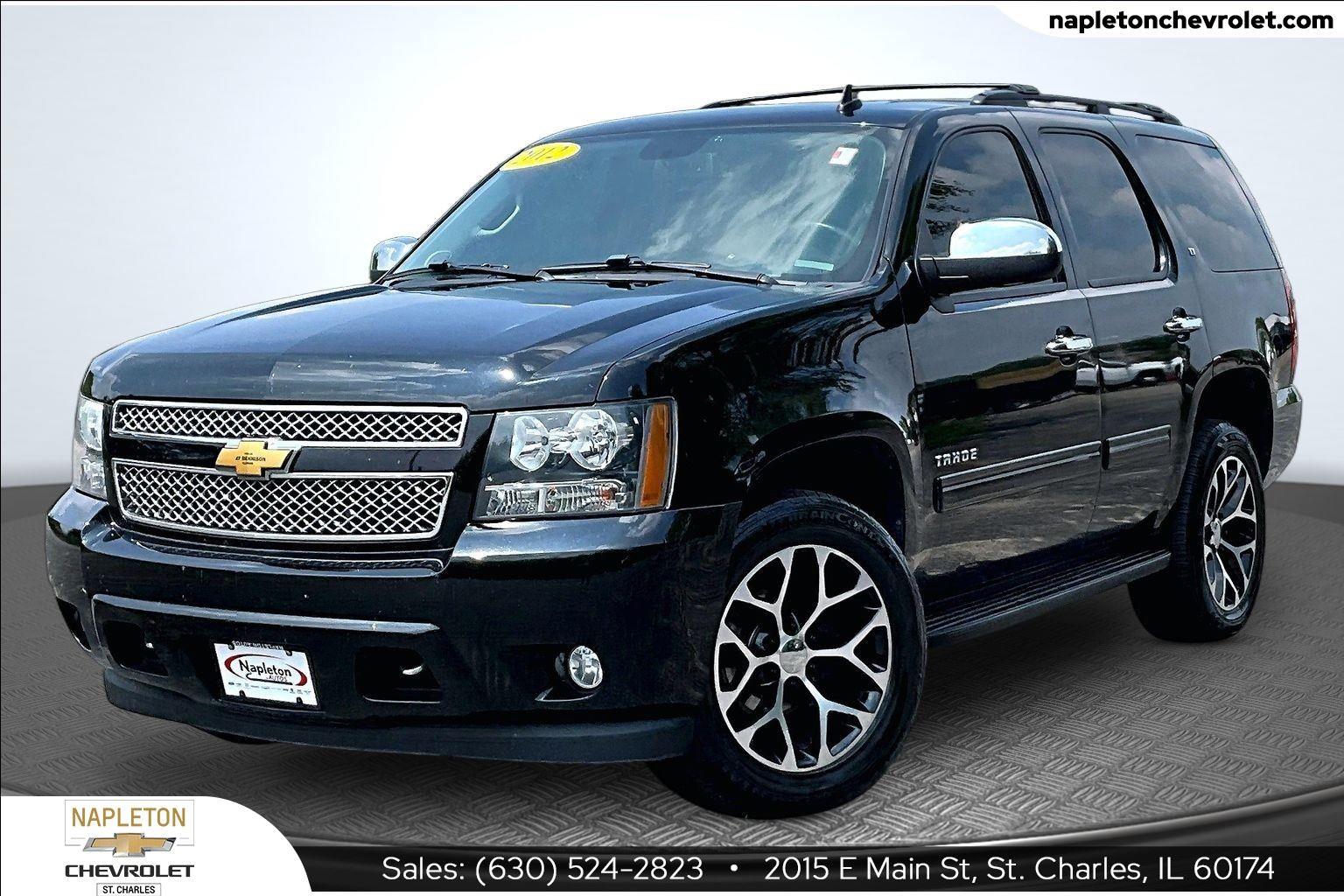 Black 2012 Chevrolet Tahoe SUV / Crossover Four-Wheel Drive 6-Speed Automatic