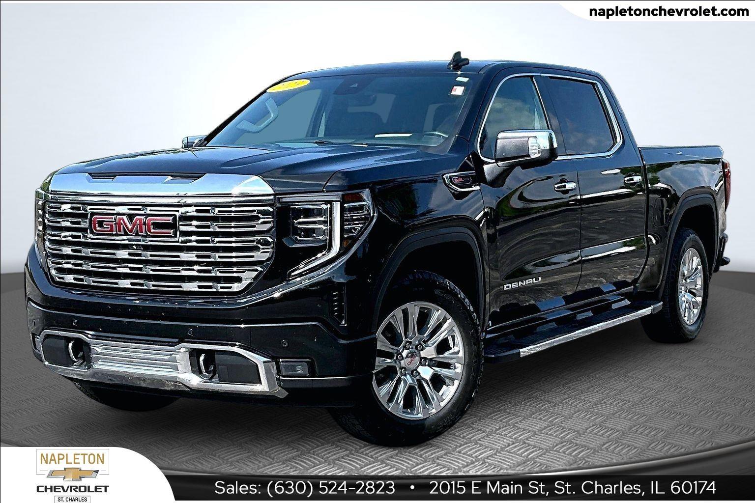 Onyx Black 2023 GMC Sierra 1500 Pickup Truck Four-Wheel Drive Automatic