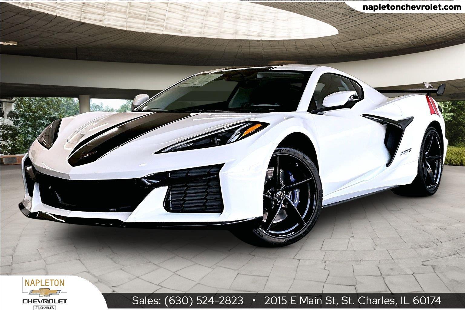 Arctic White 2027 Chevrolet Corvette Coupe Rear-Wheel Drive 8-Speed Dual Clutch