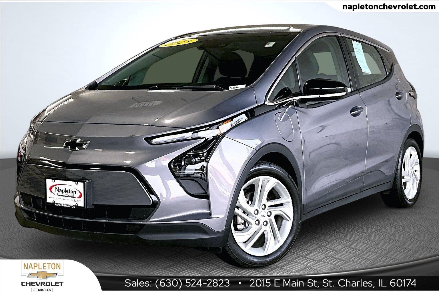 Gray Ghost Metallic 2023 Chevrolet Bolt EV Hatchback Front-Wheel Drive Automatic