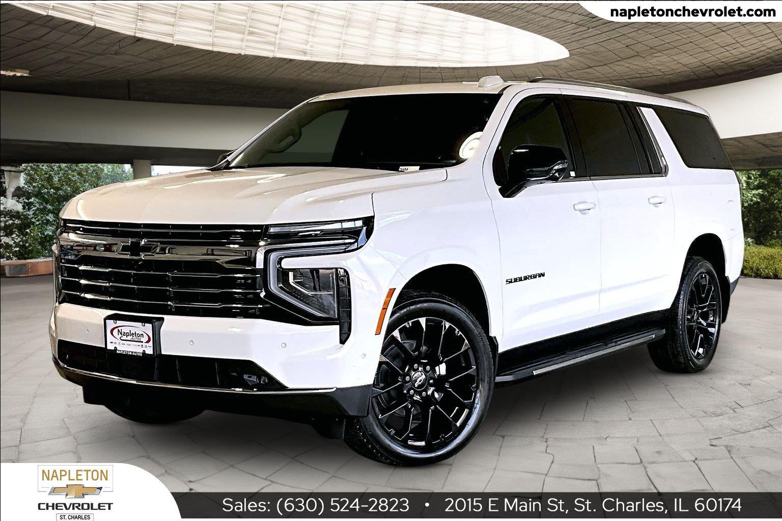 Summit White 2026 Chevrolet Suburban SUV / Crossover Four-Wheel Drive Automatic