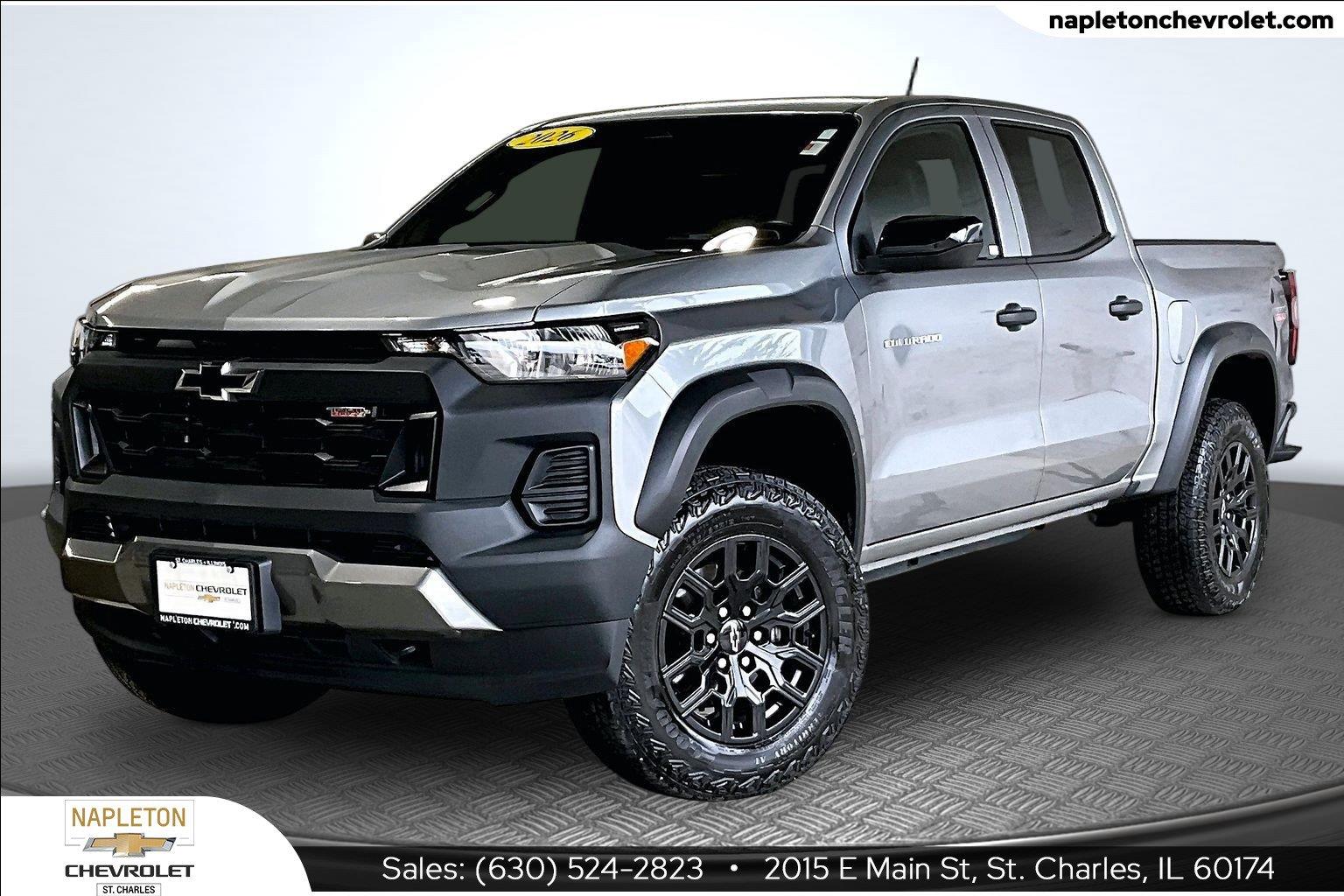 Sterling Gray Metallic 2026 Chevrolet Colorado Pickup Truck Four-Wheel Drive 8-Speed Automatic
