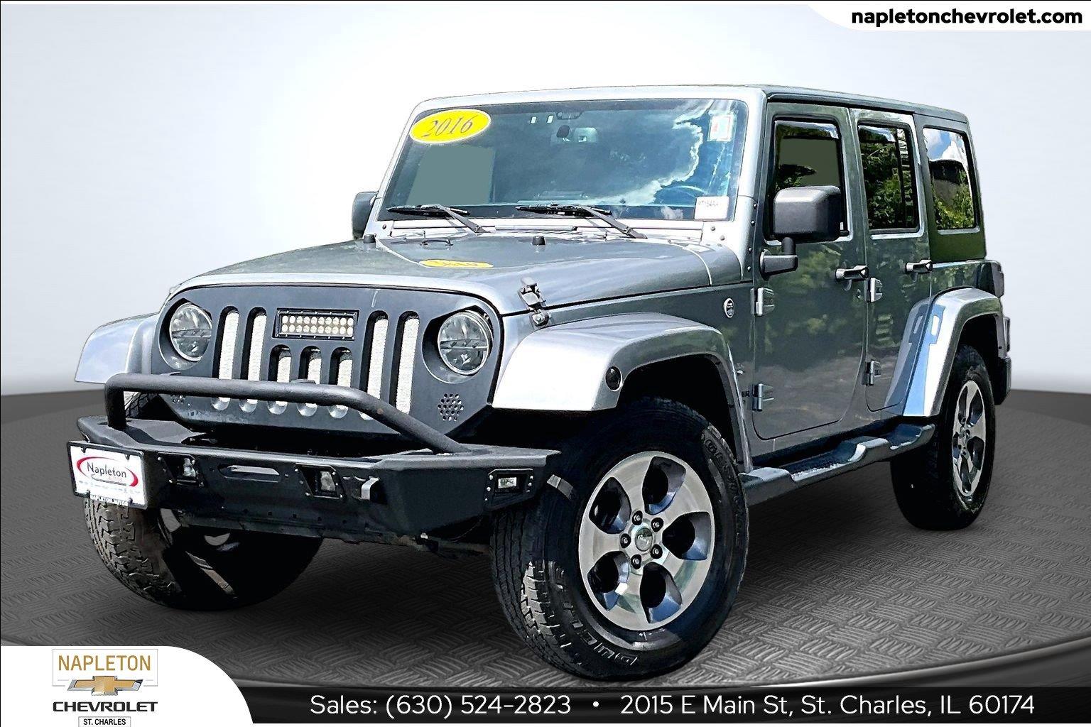Billet Silver Metallic 2016 Jeep Wrangler SUV / Crossover Four-Wheel Drive 6-Speed Manual