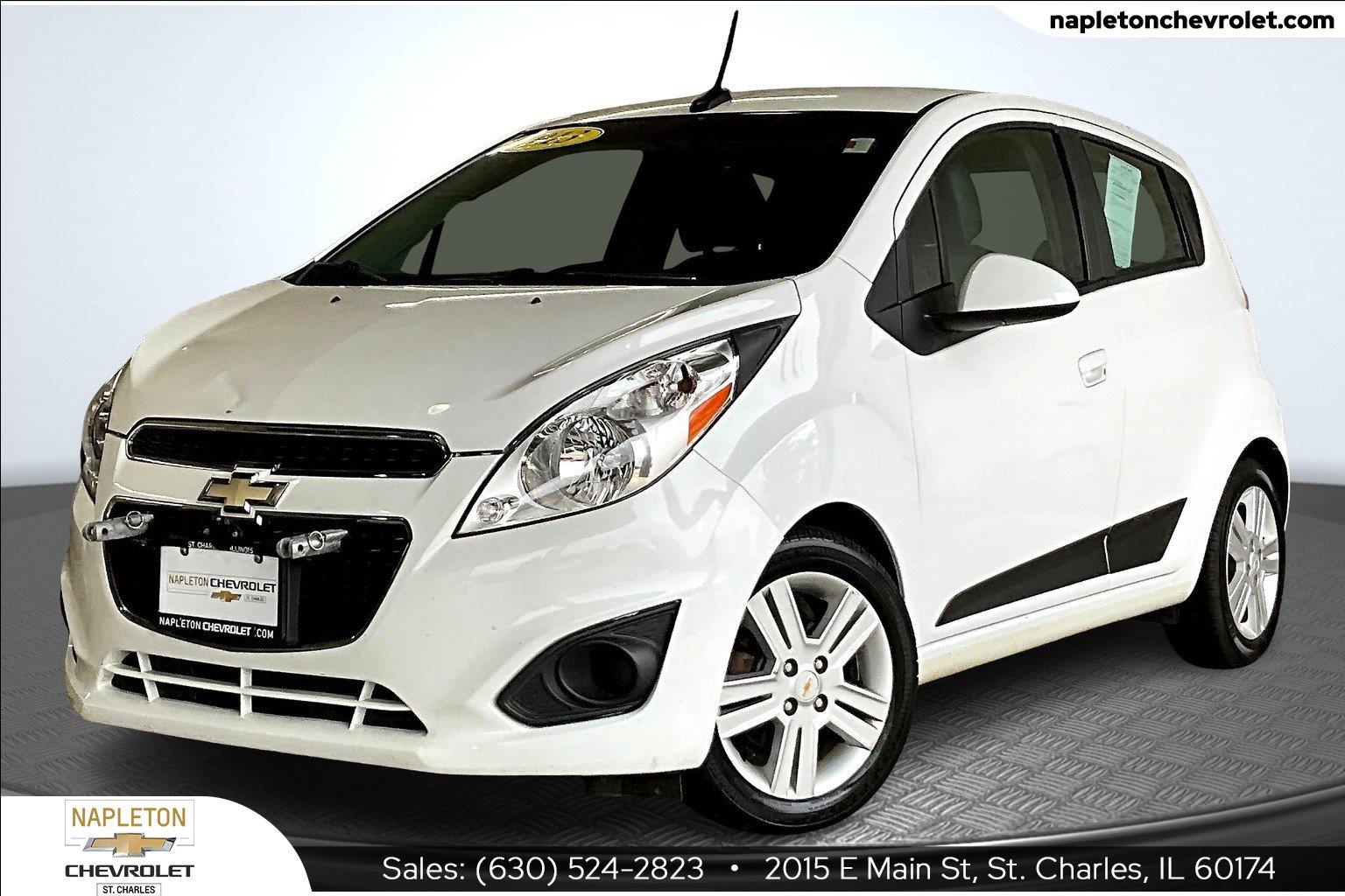 Summit White 2013 Chevrolet Spark Hatchback Front-Wheel Drive 5-Speed Manual