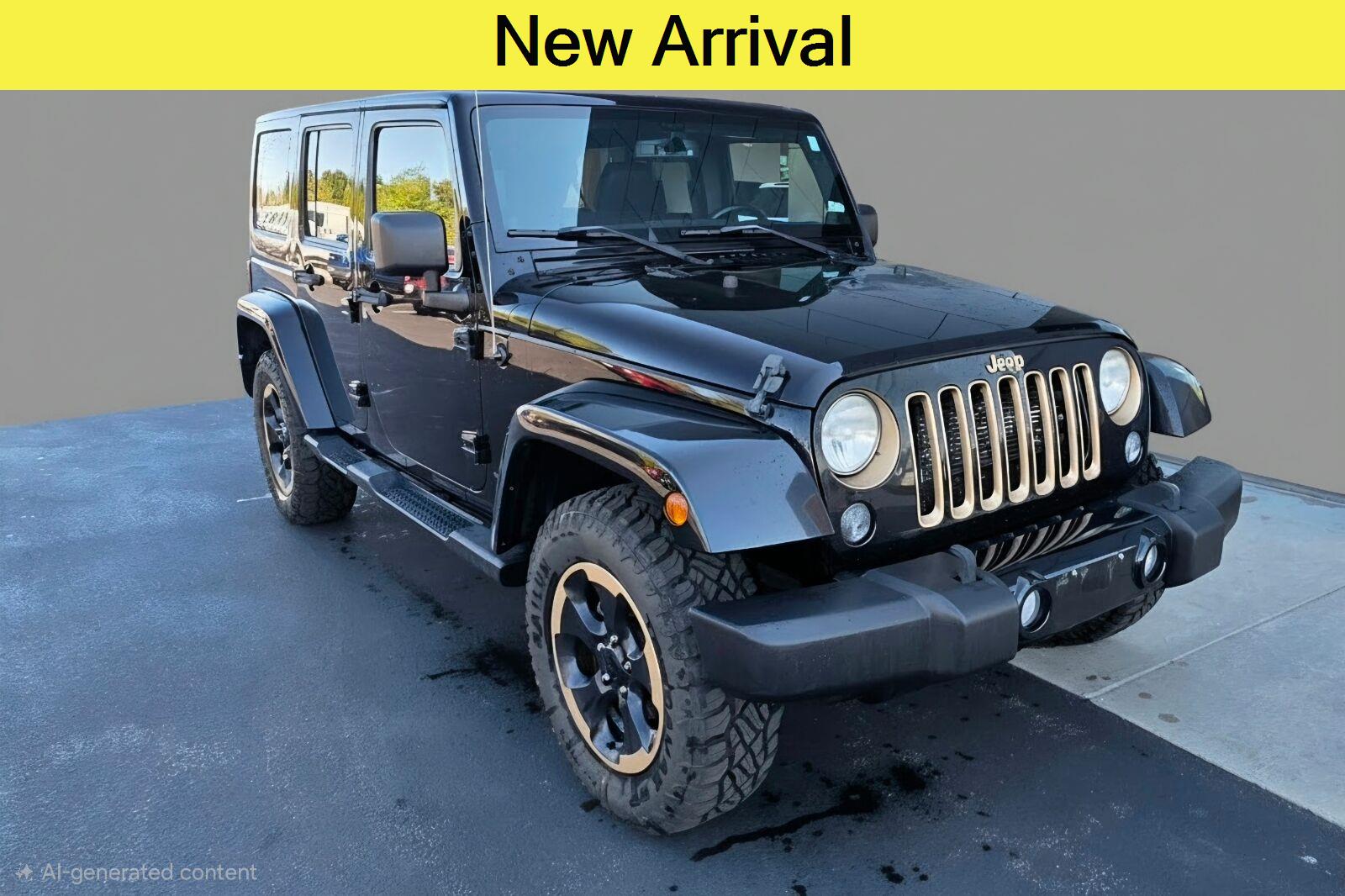 Black Clearcoat 2014 Jeep Wrangler SUV / Crossover Four-Wheel Drive 5-Speed Automatic