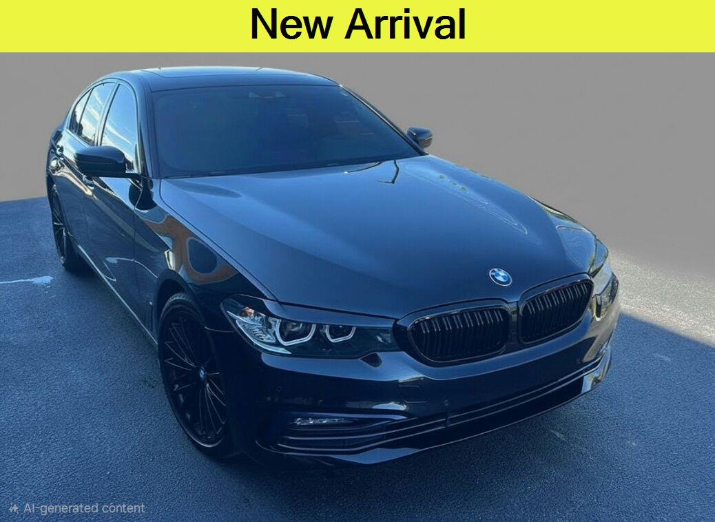 Jet Black 2018 BMW 5 Series Sedan All-Wheel Drive Automatic