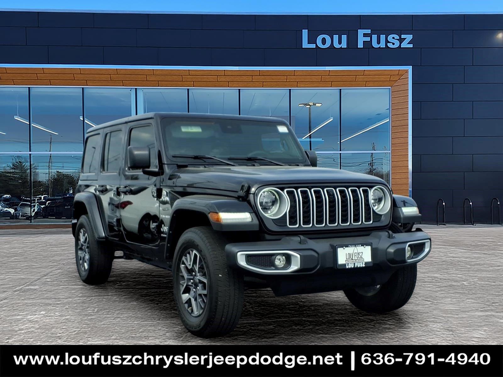 Black Clearcoat 2024 Jeep Wrangler SUV / Crossover Four-Wheel Drive 8-Speed Automatic