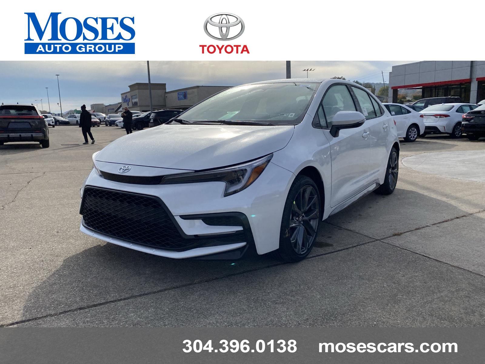 White (Wind Chill Pearl) 2027 Toyota Corolla Sedan Front-Wheel Drive Continuously Variable Transmission