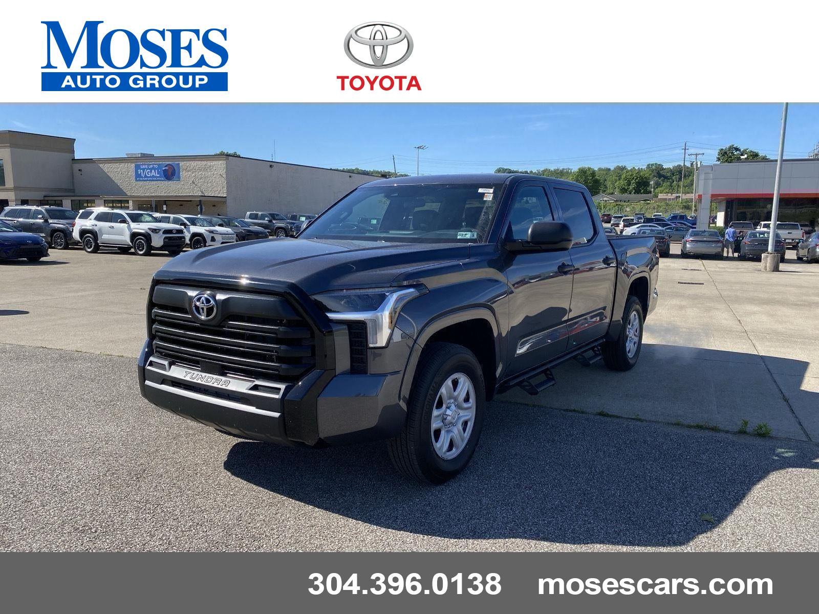 Magnetic Gray Metallic 2026 Toyota Tundra SR CrewMax Cab 4WD Pickup Truck Four-Wheel Drive Automatic