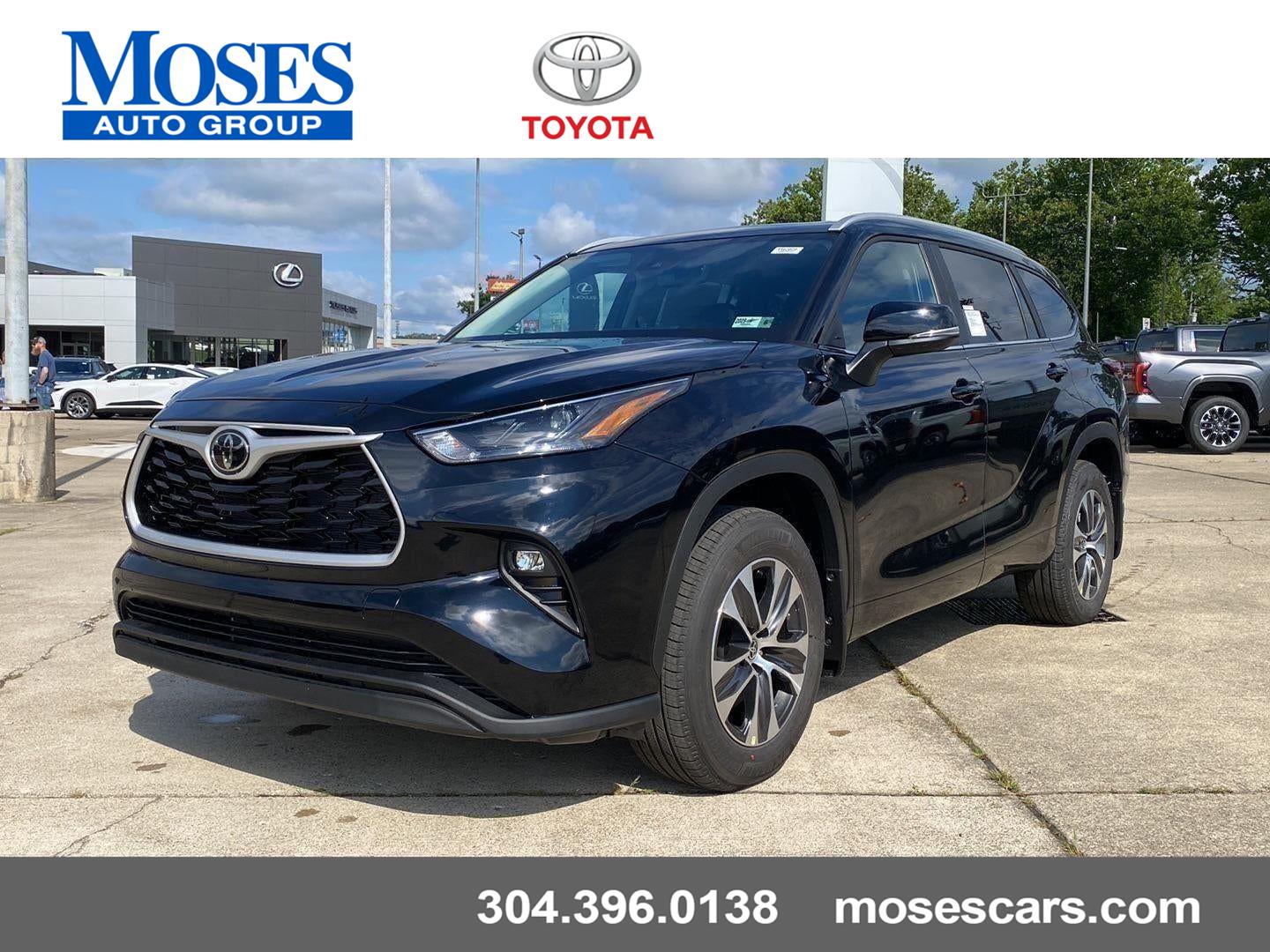 Midnight Black Metallic 2026 Toyota Highlander SUV / Crossover All-Wheel Drive 8-Speed Automatic