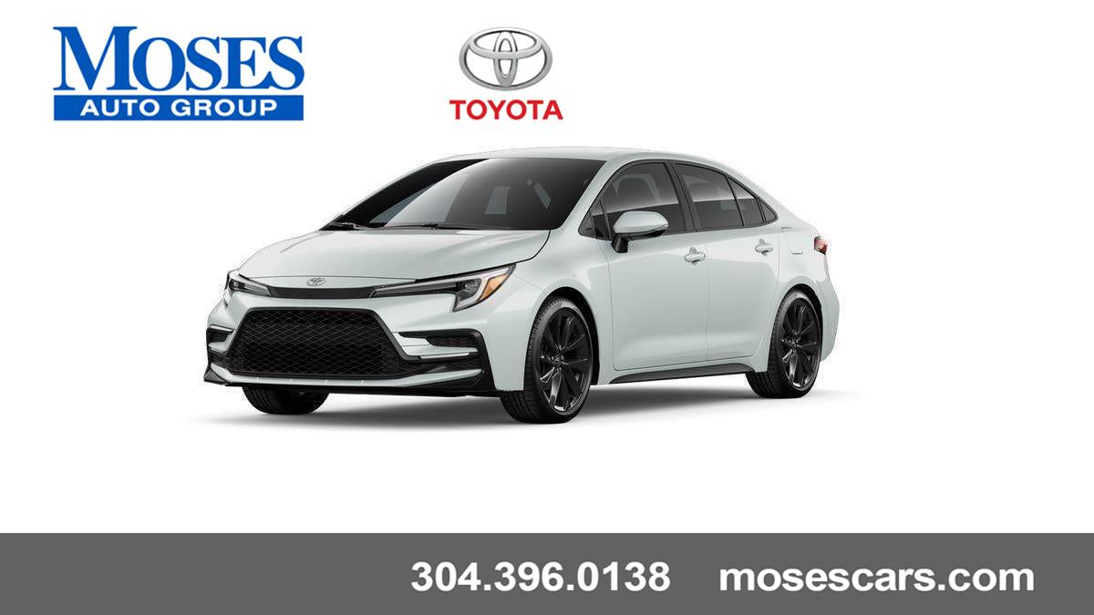 White (Wind Chill Pearl) 2026 Toyota Corolla Hybrid Sedan Front-Wheel Drive Continuously Variable Transmission