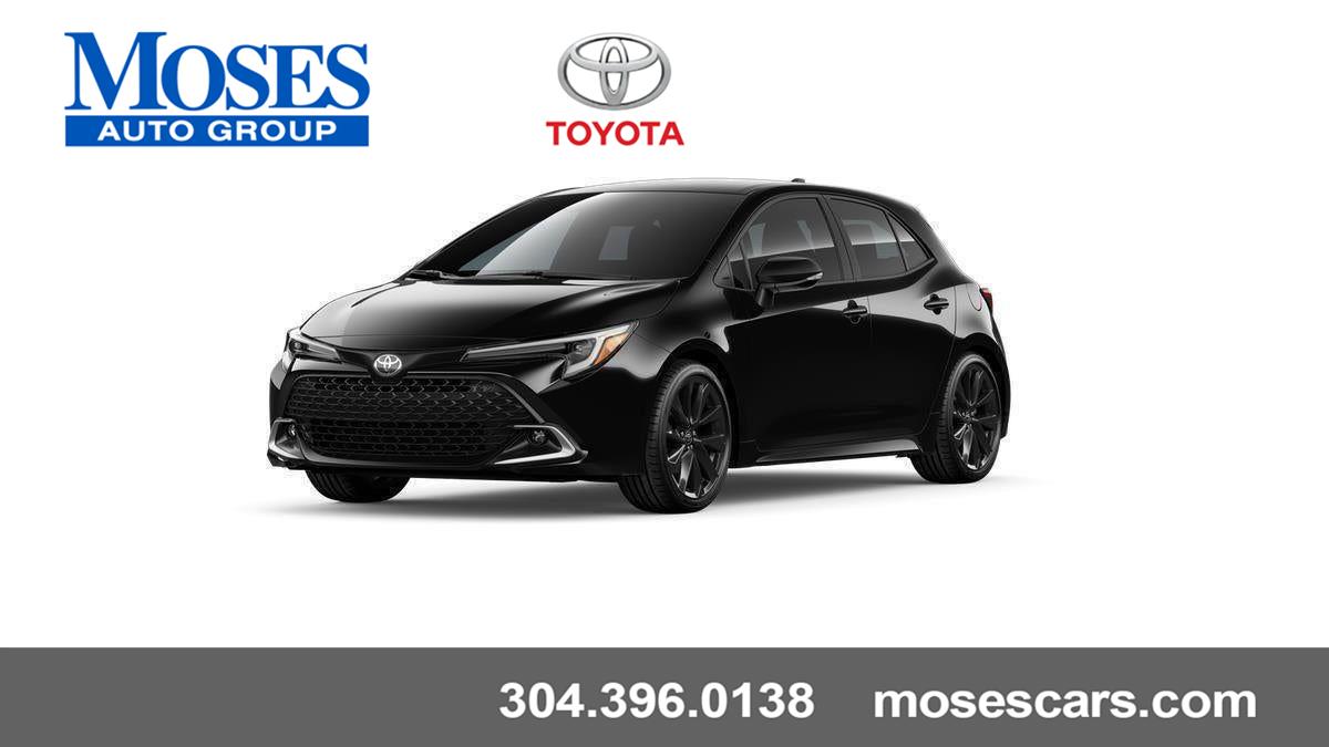 Midnight Black Metallic 2026 Toyota Corolla Hatchback Hatchback Front-Wheel Drive Continuously Variable Transmission