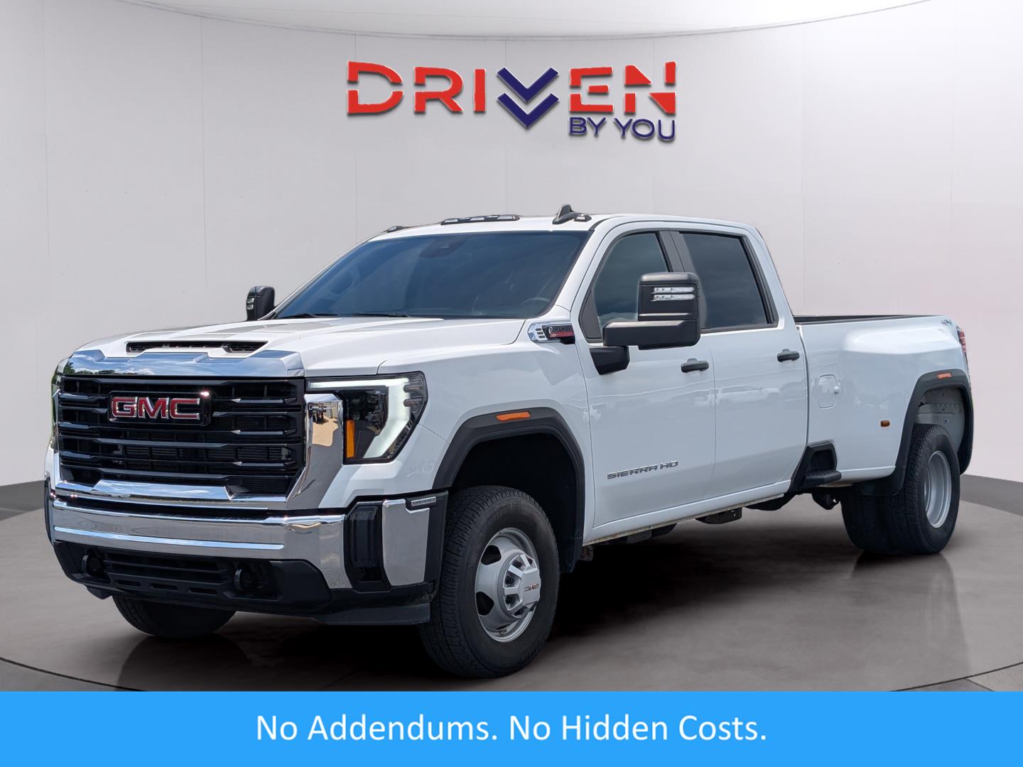 Summit White 2024 GMC Sierra 3500HD Pro Crew Cab 4WD Pickup Truck Four-Wheel Drive Automatic
