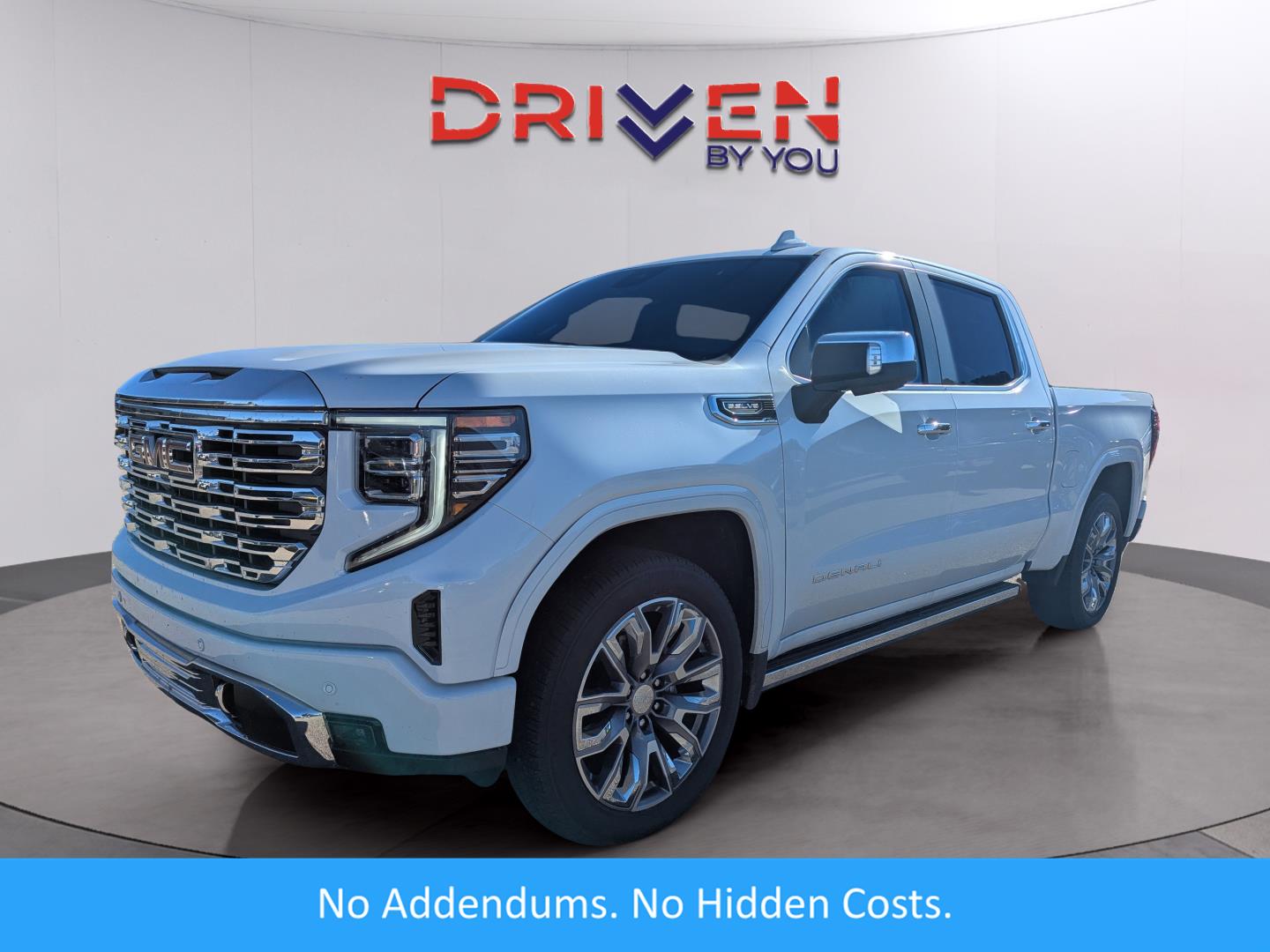 Glacier White Tricoat 2026 GMC Sierra 1500 Denali Crew Cab 4WD Pickup Truck Four-Wheel Drive Automatic