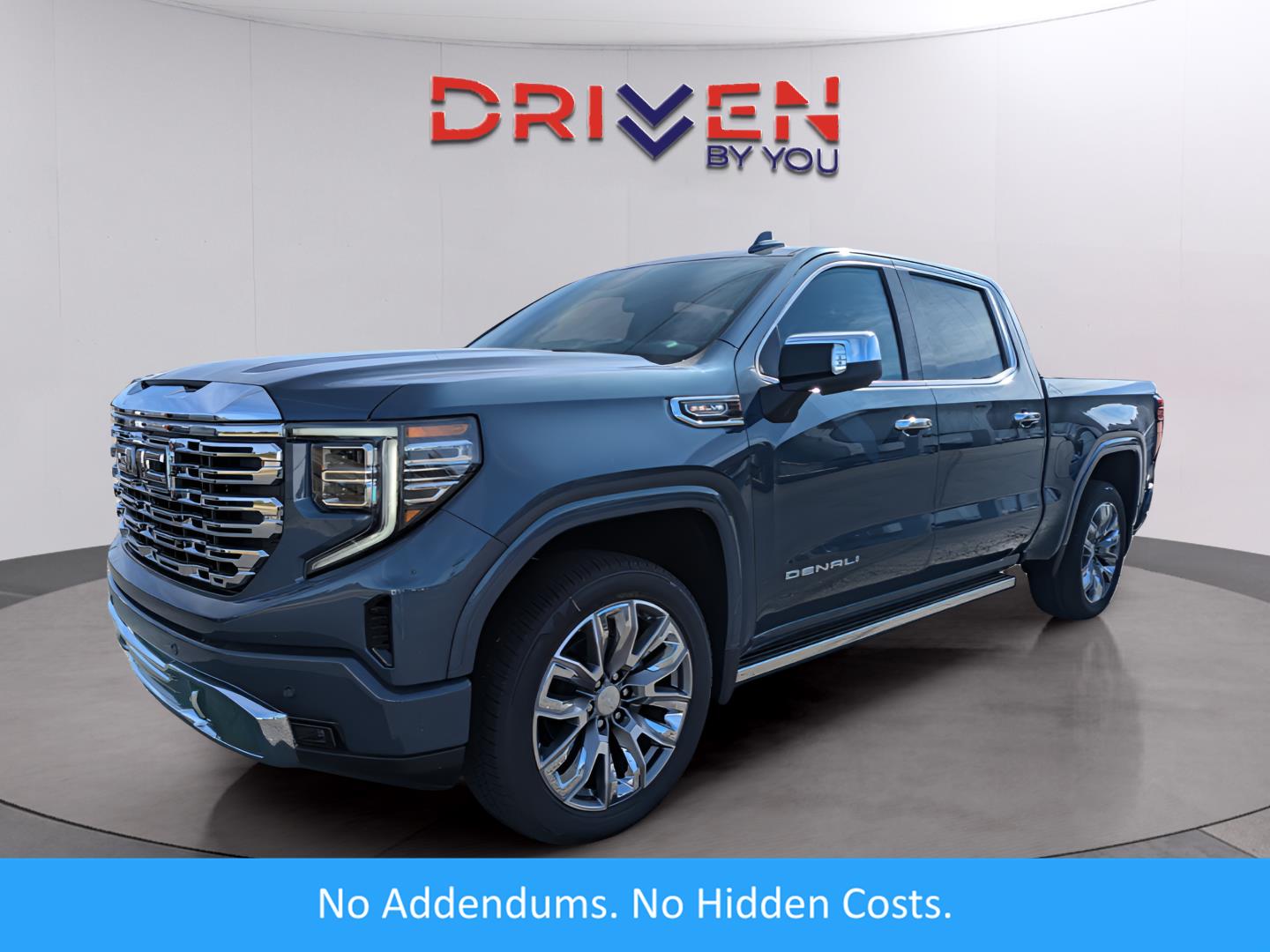 Downpour Metallic 2026 GMC Sierra 1500 Denali Crew Cab 4WD Pickup Truck Four-Wheel Drive Automatic