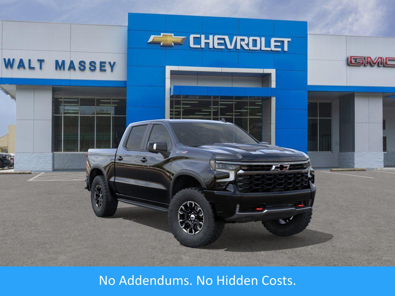 Black 2026 Chevrolet Silverado 1500 Pickup Truck Four-Wheel Drive Automatic