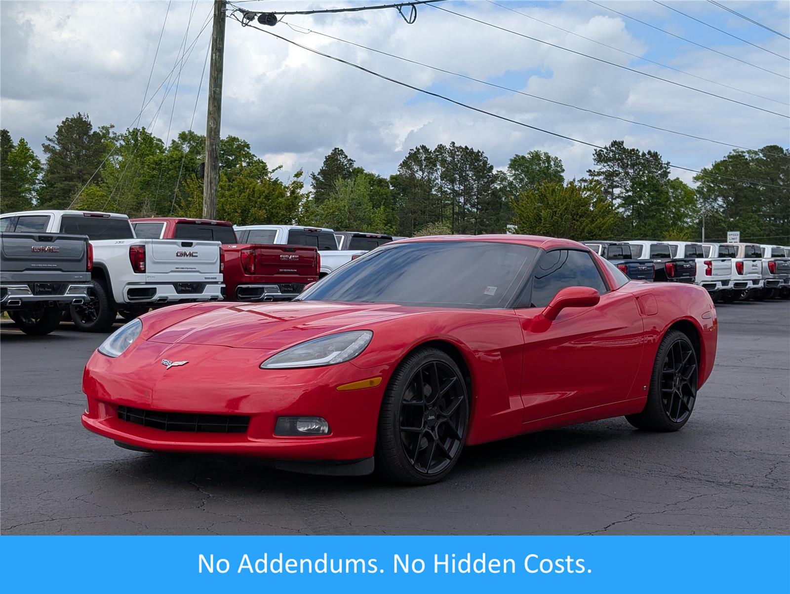 Victory Red 2009 Chevrolet Corvette 1LT Coupe RWD Coupe Rear-Wheel Drive 6-Speed Automatic