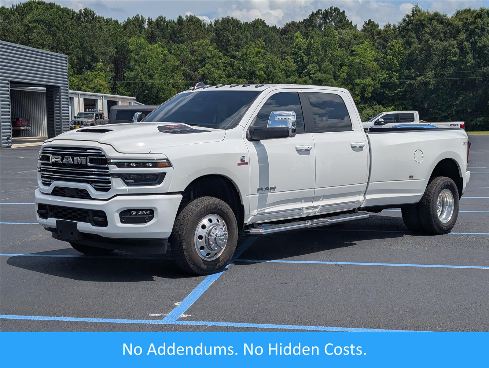 Bright White Clearcoat 2026 RAM 3500 Pickup Truck Four-Wheel Drive 8-Speed Automatic