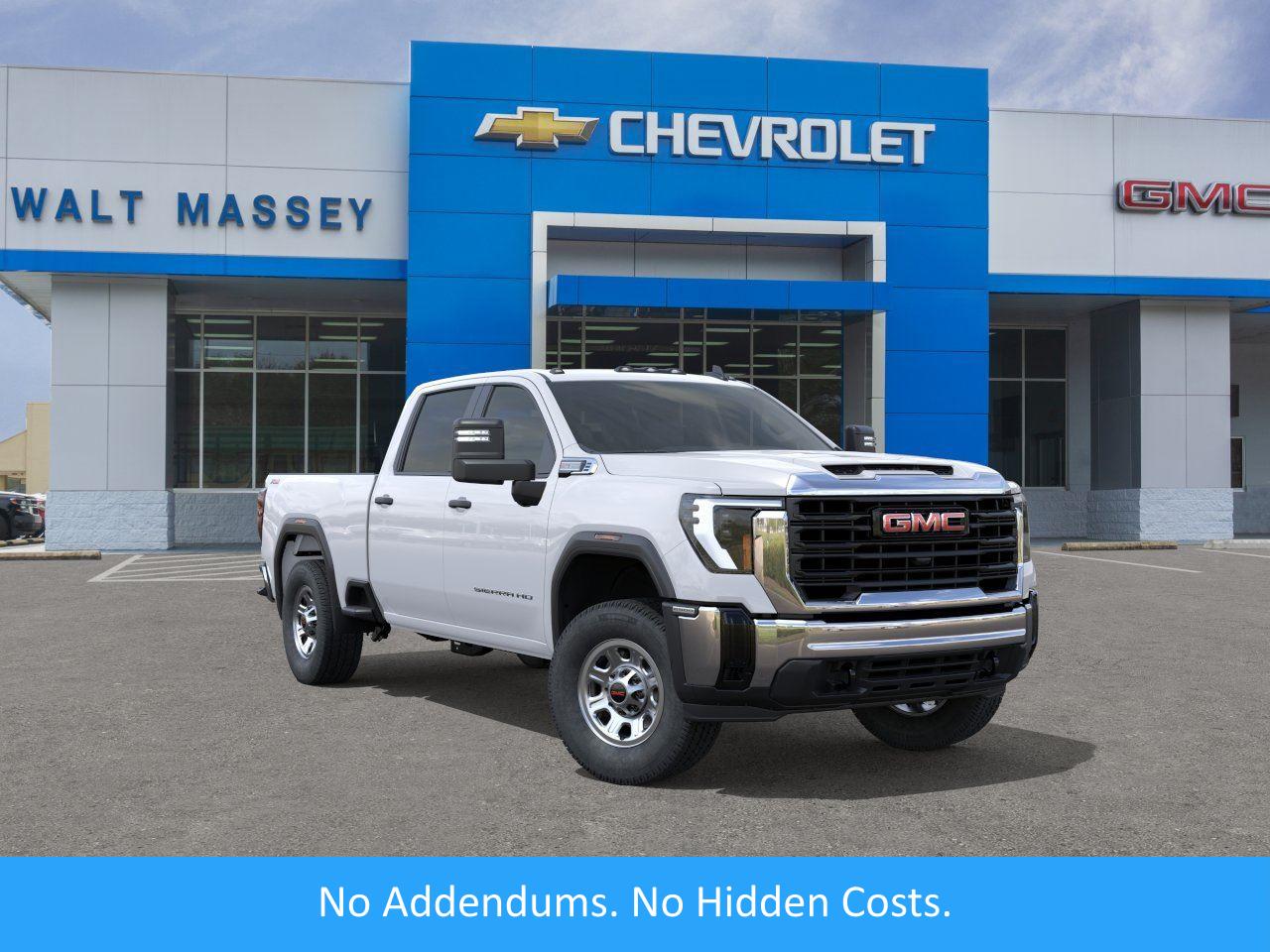 Summit White 2026 GMC Sierra 2500HD Pickup Truck Four-Wheel Drive Automatic
