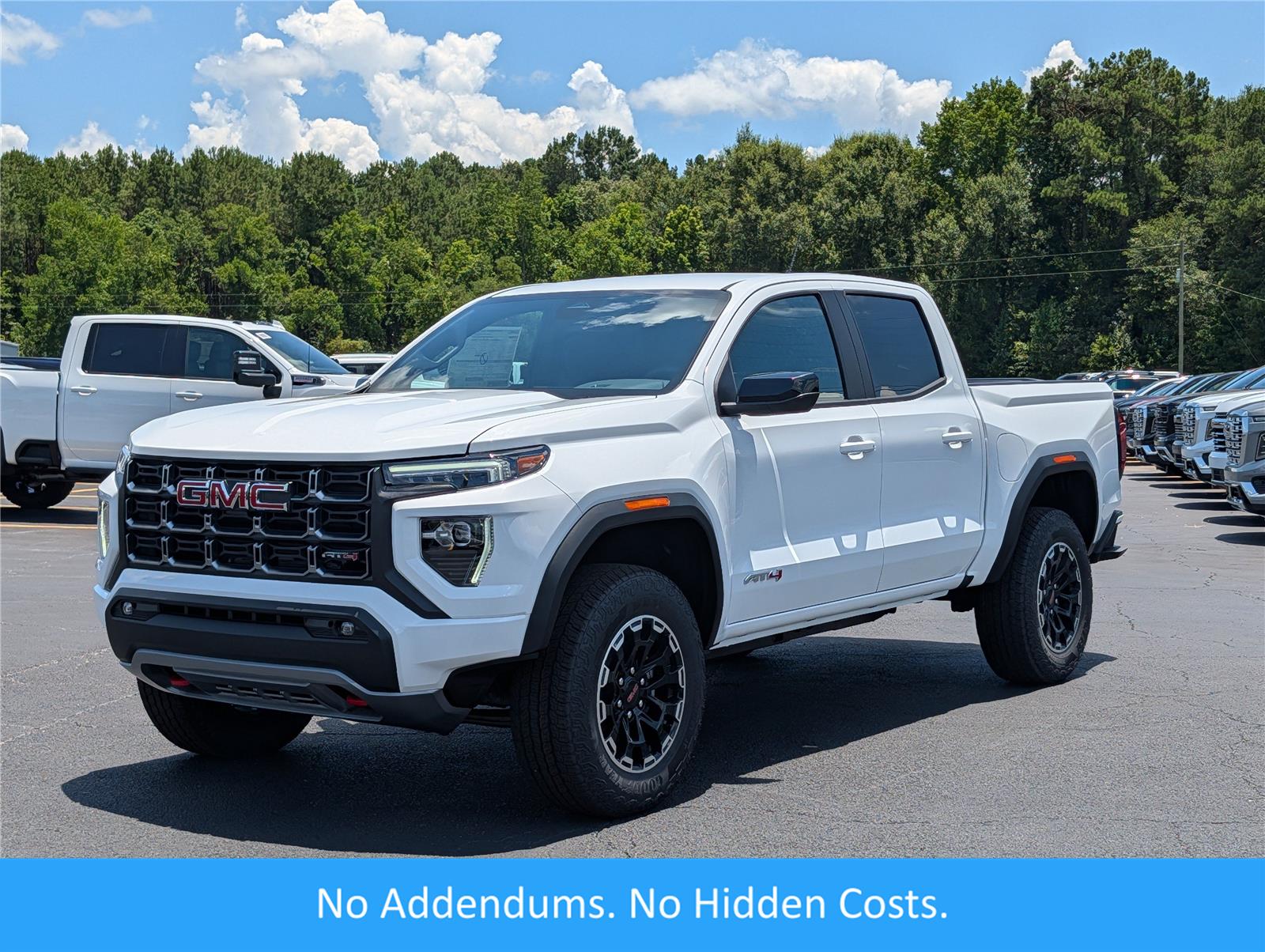 Summit White 2026 GMC Canyon Pickup Truck Four-Wheel Drive 8-Speed Automatic