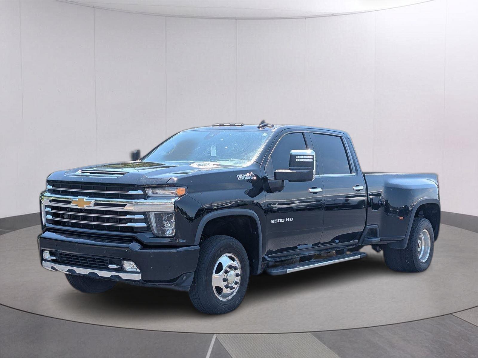 Black 2020 Chevrolet Silverado 3500HD Pickup Truck Four-Wheel Drive Automatic