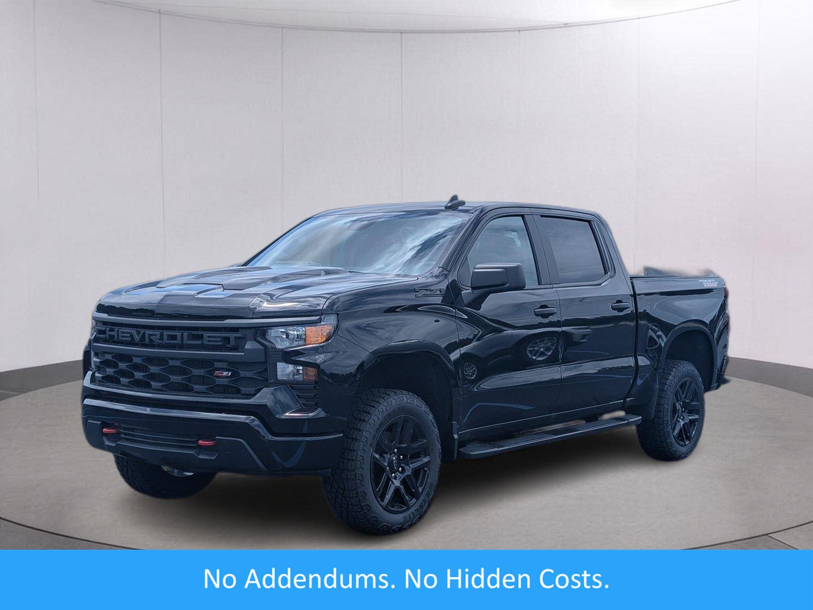 Black 2026 Chevrolet Silverado 1500 Pickup Truck Four-Wheel Drive Automatic