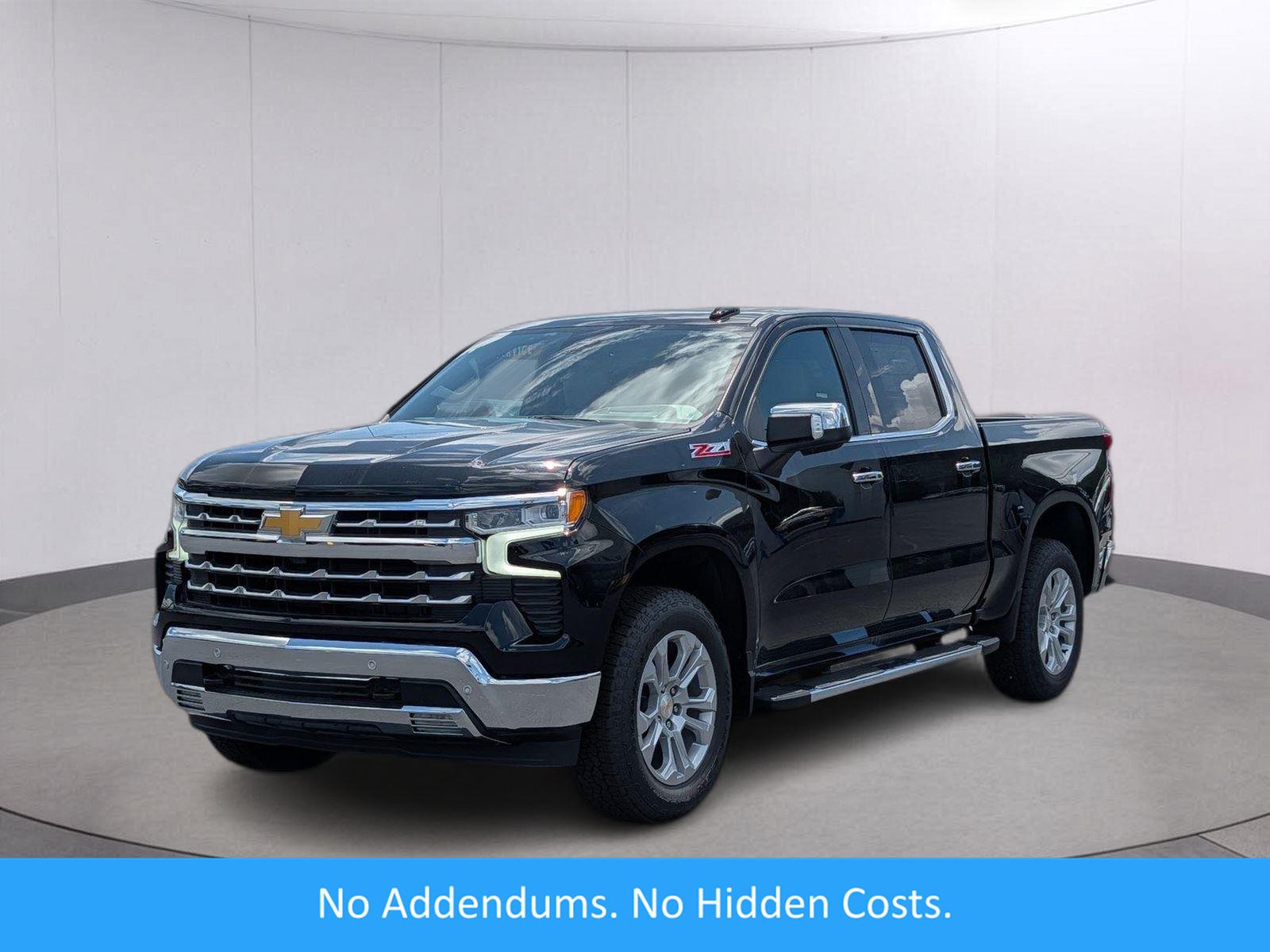 Black 2026 Chevrolet Silverado 1500 Pickup Truck Four-Wheel Drive Automatic