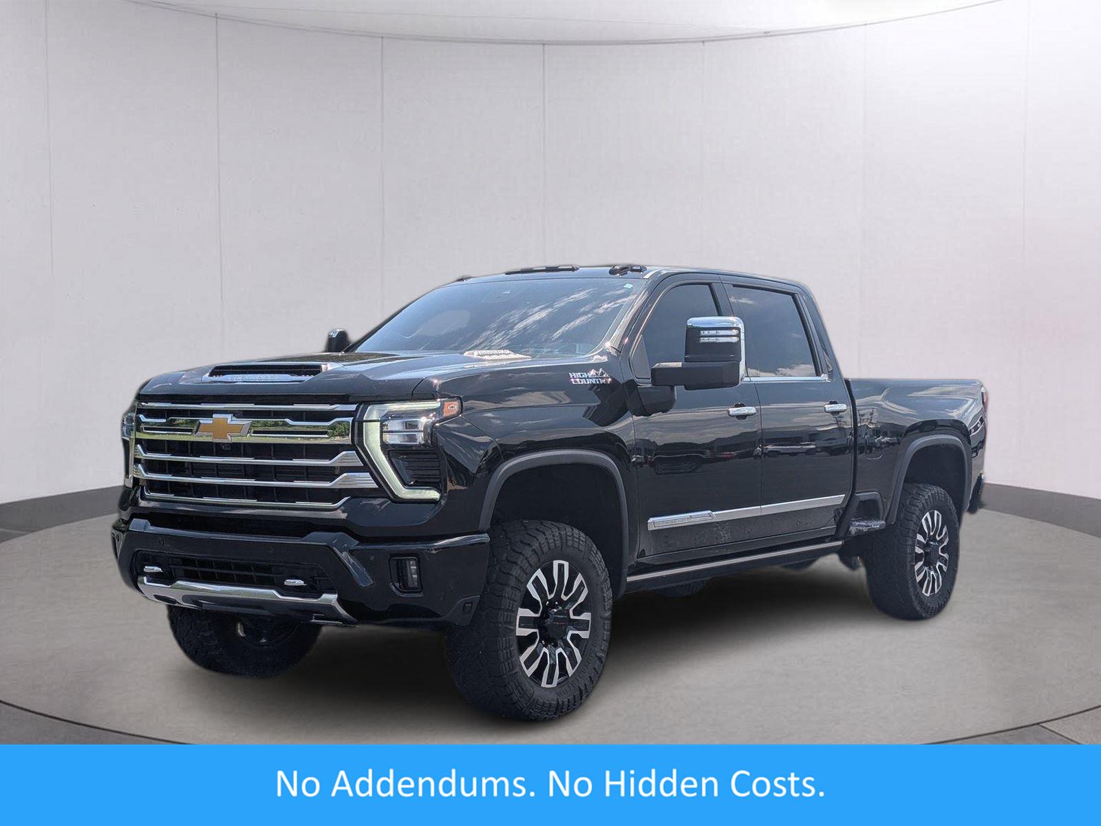 Black 2024 Chevrolet Silverado 2500HD Pickup Truck Four-Wheel Drive Automatic