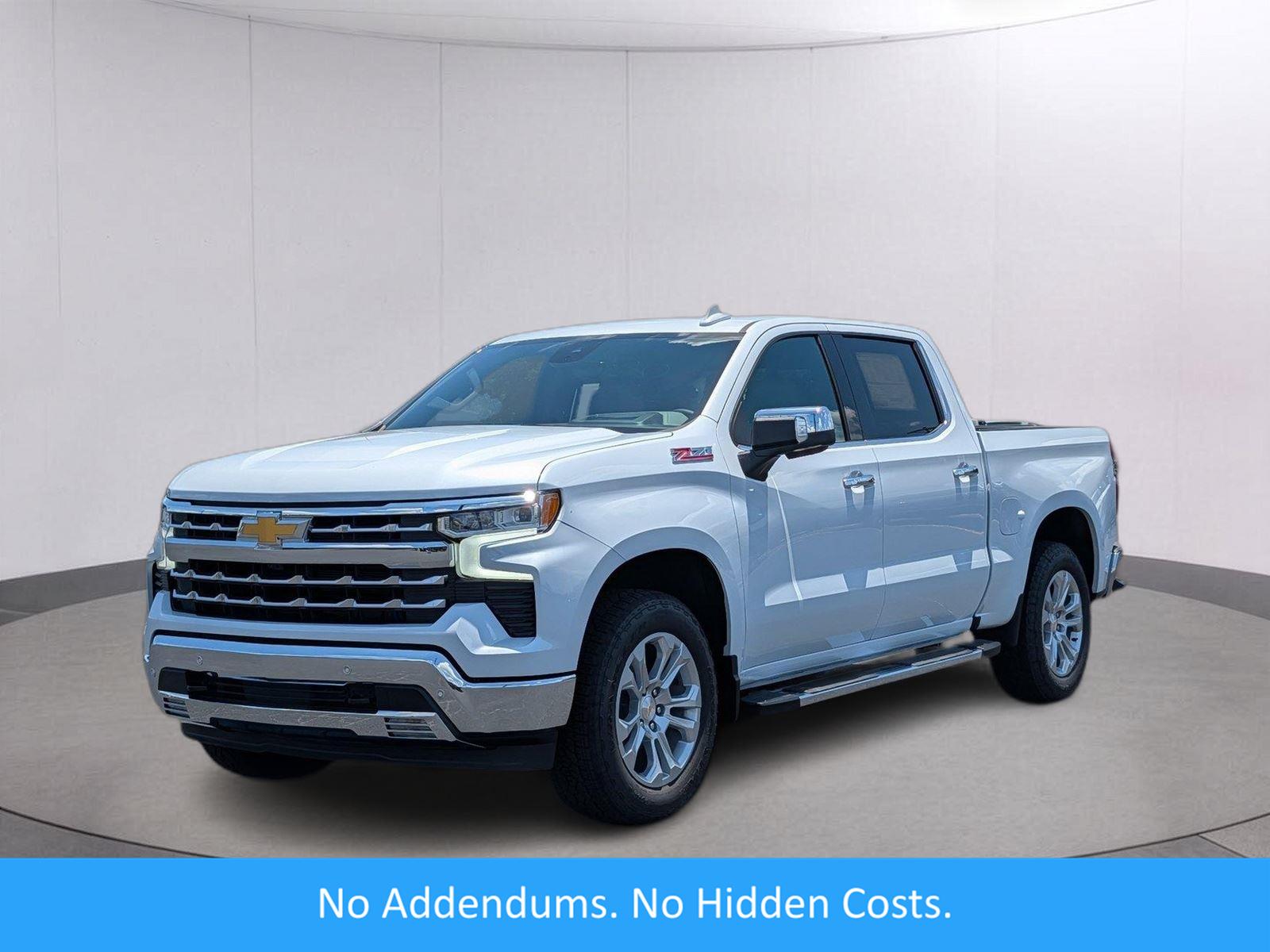 Polar White Tricoat 2026 Chevrolet Silverado 1500 Pickup Truck Four-Wheel Drive Automatic