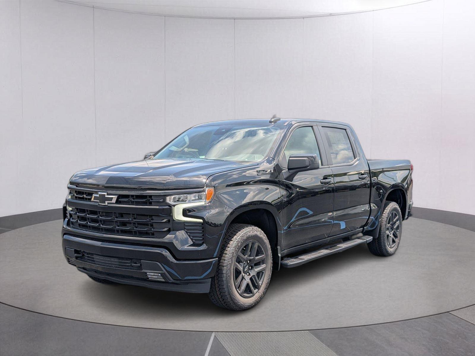 Black 2026 Chevrolet Silverado 1500 Pickup Truck Four-Wheel Drive Automatic