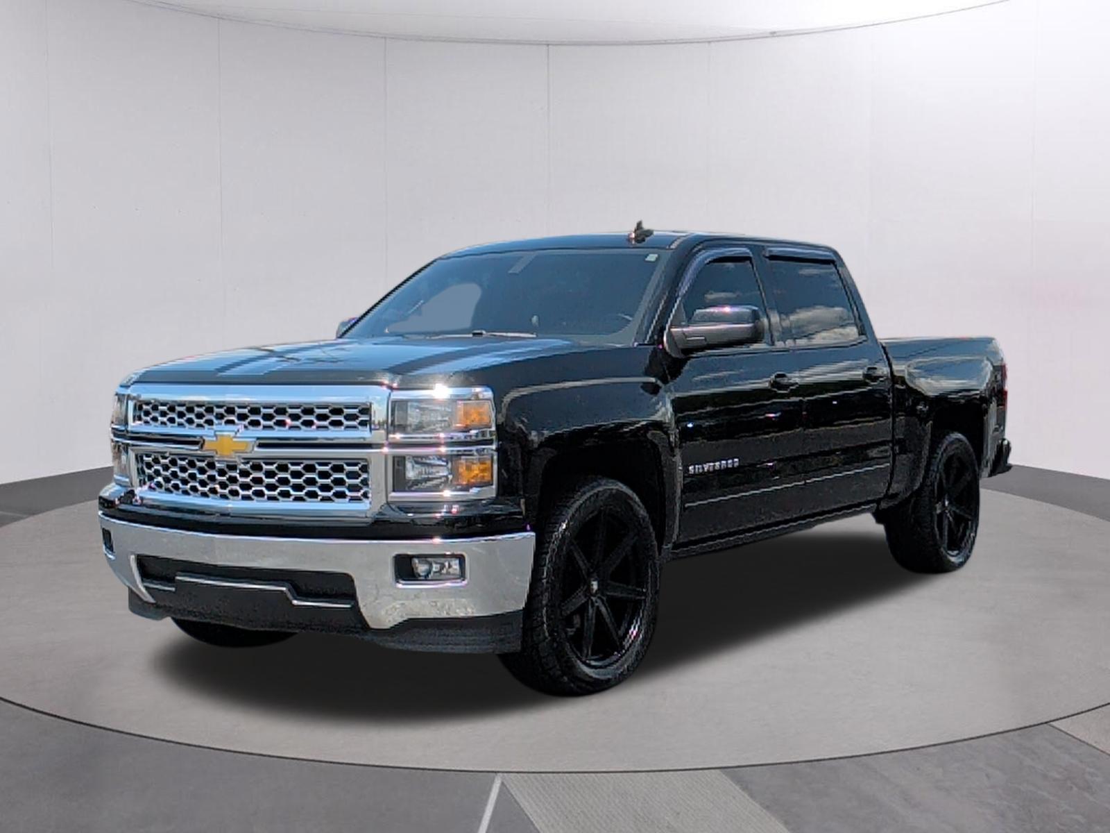 Black 2015 Chevrolet Silverado 1500 Pickup Truck 4X2 6-Speed Automatic