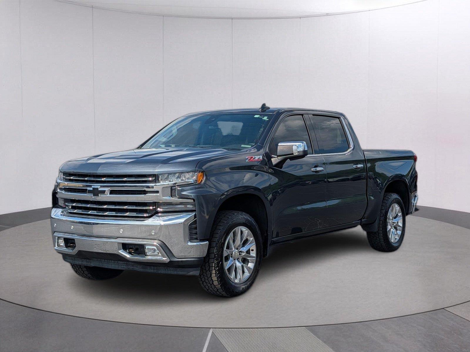 Shadow Gray Metallic 2020 Chevrolet Silverado 1500 Pickup Truck Four-Wheel Drive 8-Speed Automatic