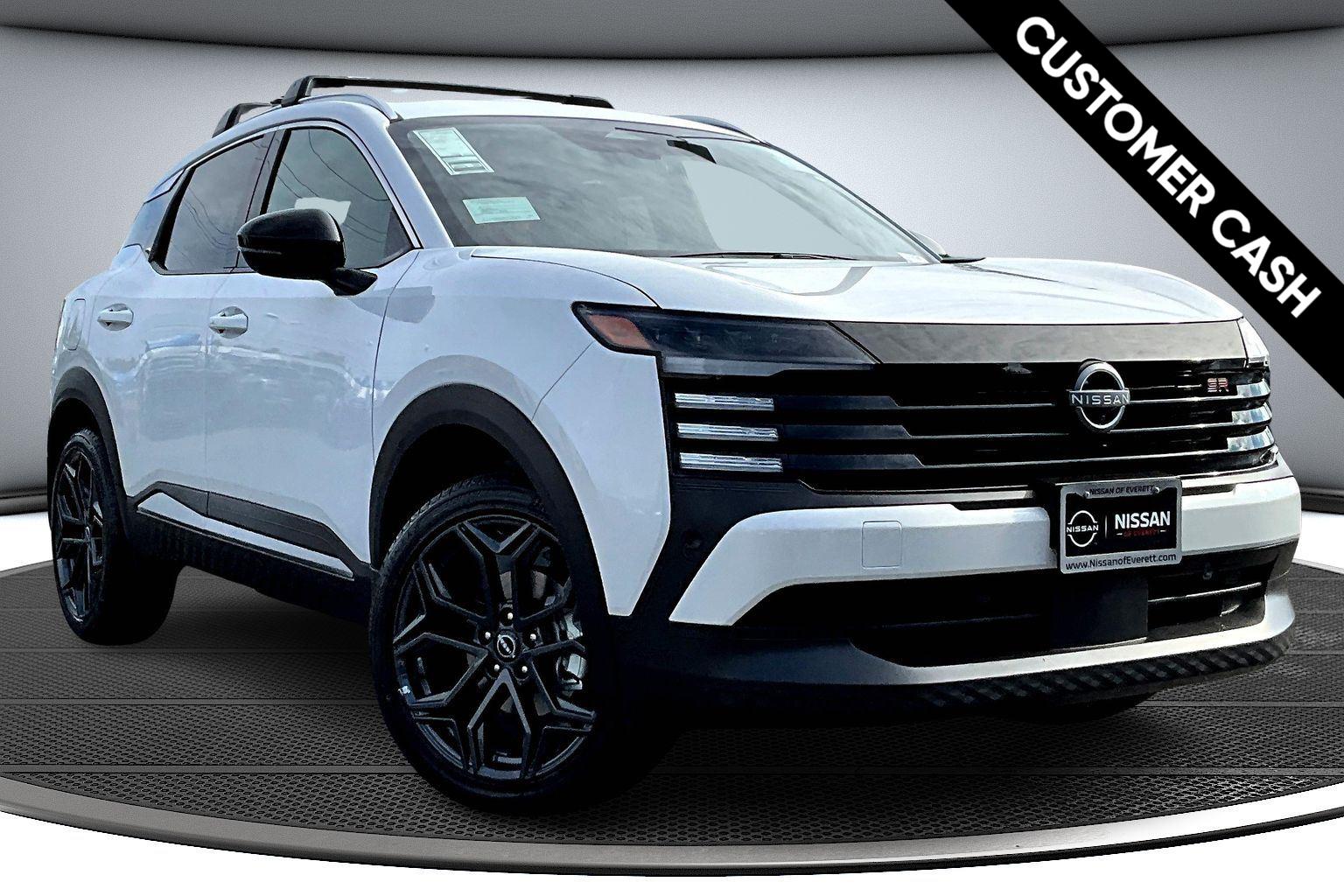 Aspen White Tricoat 2026 Nissan Kicks SUV / Crossover All-Wheel Drive Continuously Variable Transmission