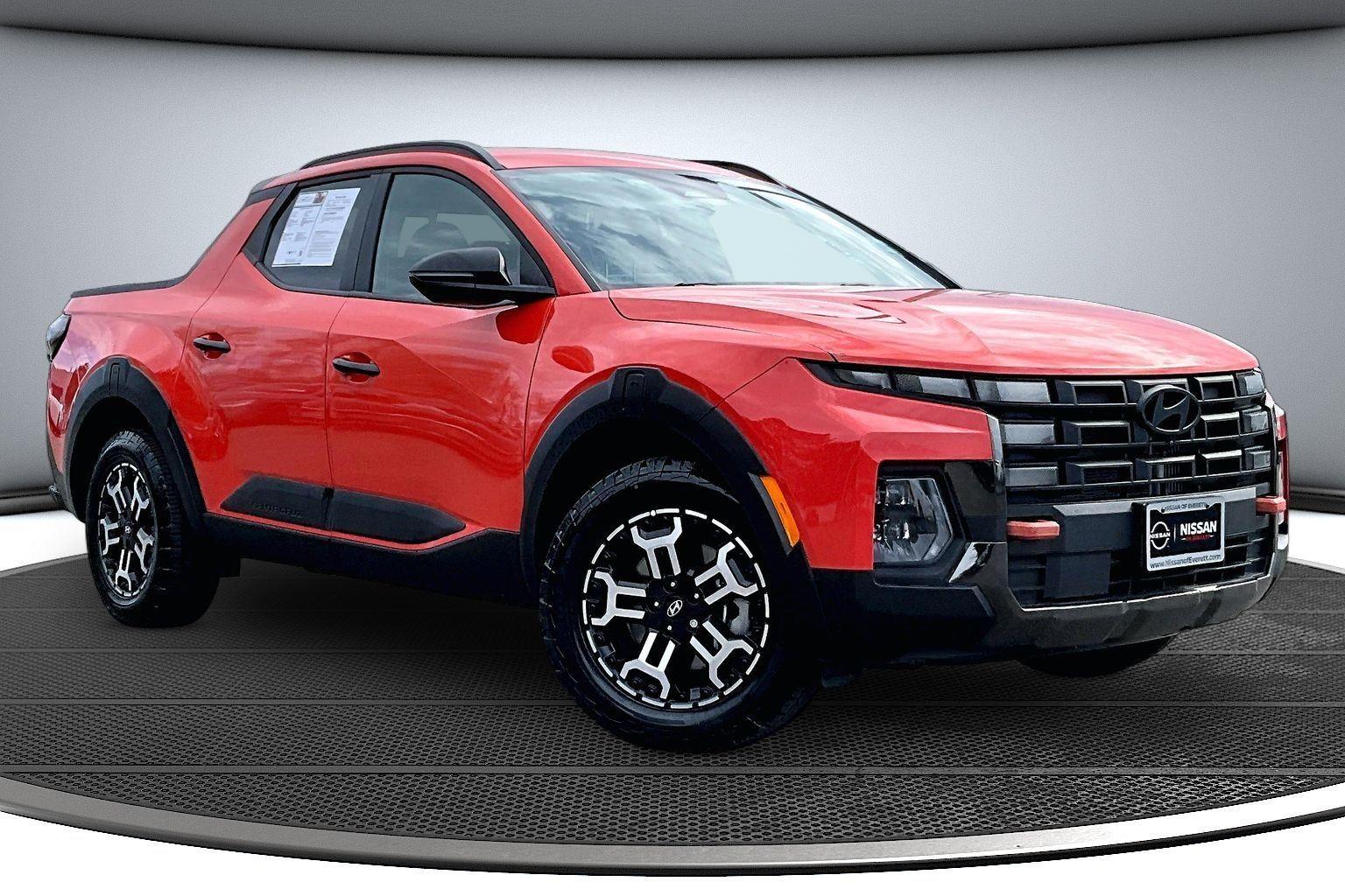 Canyon Red 2025 Hyundai Santa Cruz Pickup Truck All-Wheel Drive Automatic