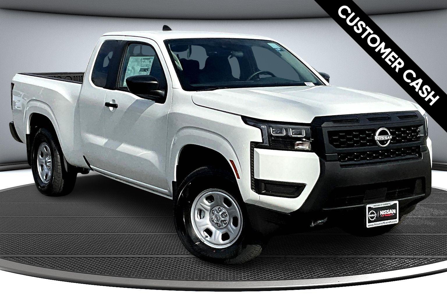 Glacier White 2026 Nissan Frontier Pickup Truck Four-Wheel Drive Automatic