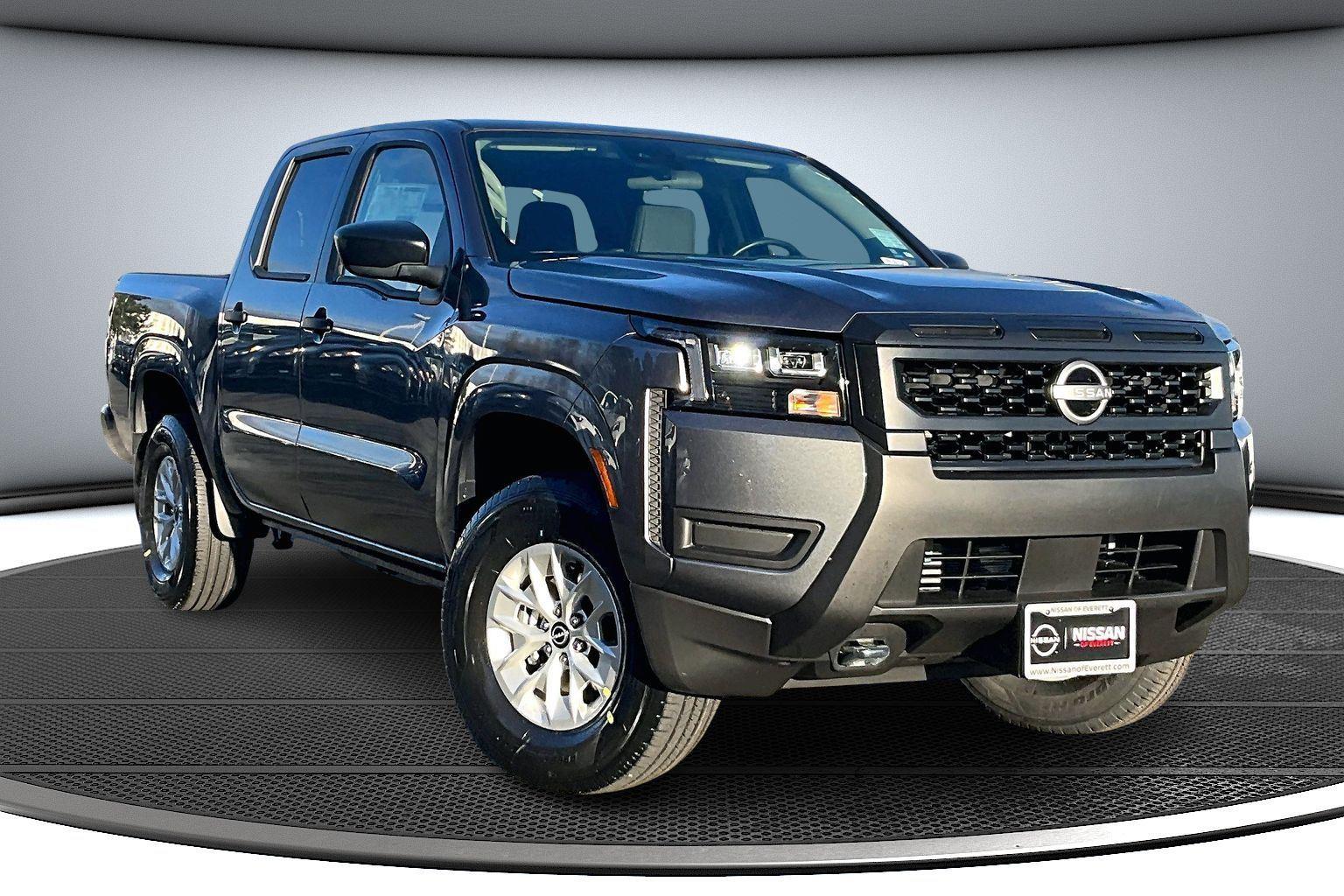Gray (Gun Metallic) 2026 Nissan Frontier Pickup Truck Four-Wheel Drive Automatic