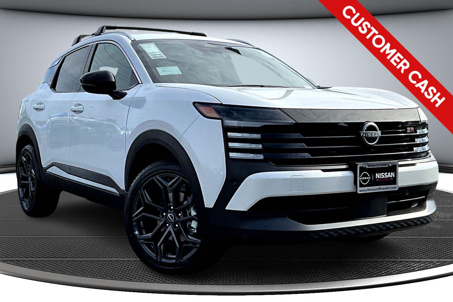 Aspen White Tricoat 2026 Nissan Kicks SUV / Crossover All-Wheel Drive Continuously Variable Transmission