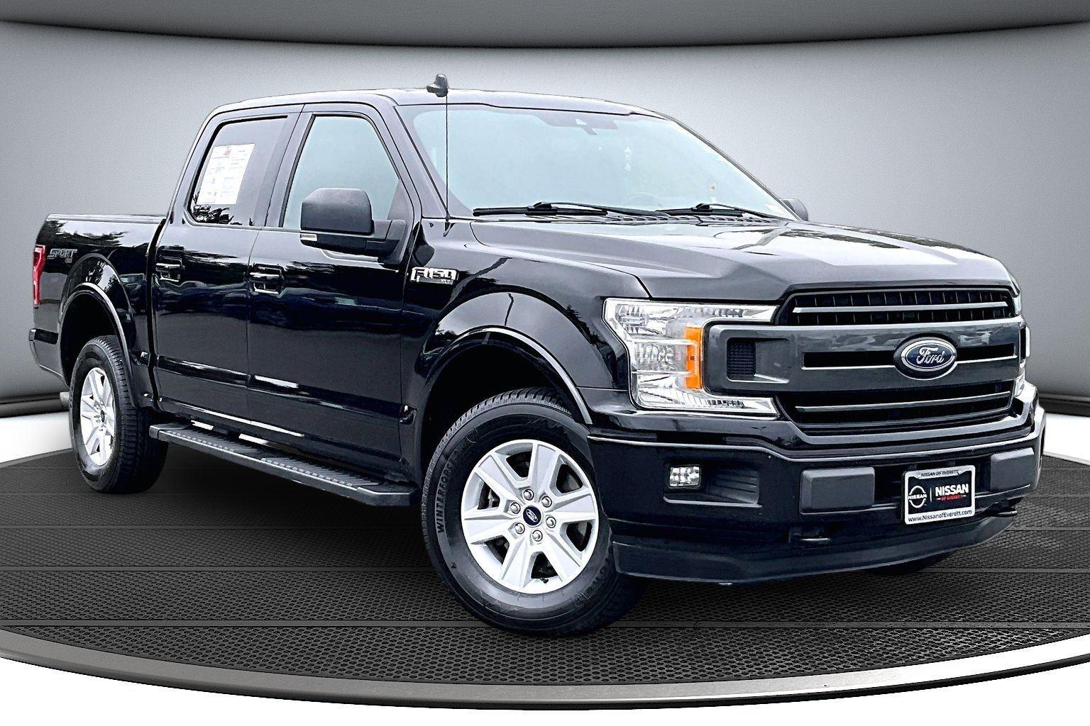 Agate Black 2019 Ford F-150 Pickup Truck Four-Wheel Drive Automatic