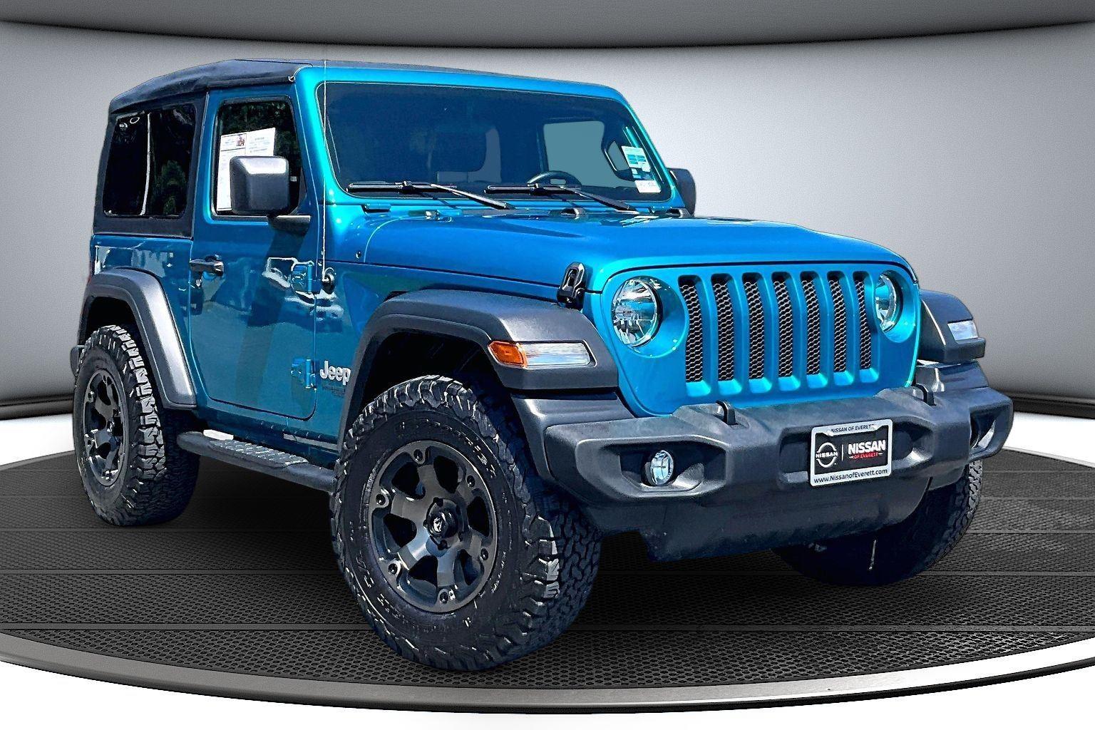 Ocean Blue Metallic Clearcoat 2020 Jeep Wrangler SUV / Crossover Four-Wheel Drive 8-Speed Automatic