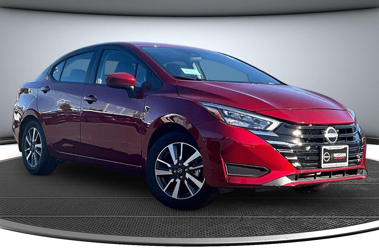 Red (Scarlet Ember Tintcoat) 2025 Nissan Versa Sedan Front-Wheel Drive Continuously Variable Transmission