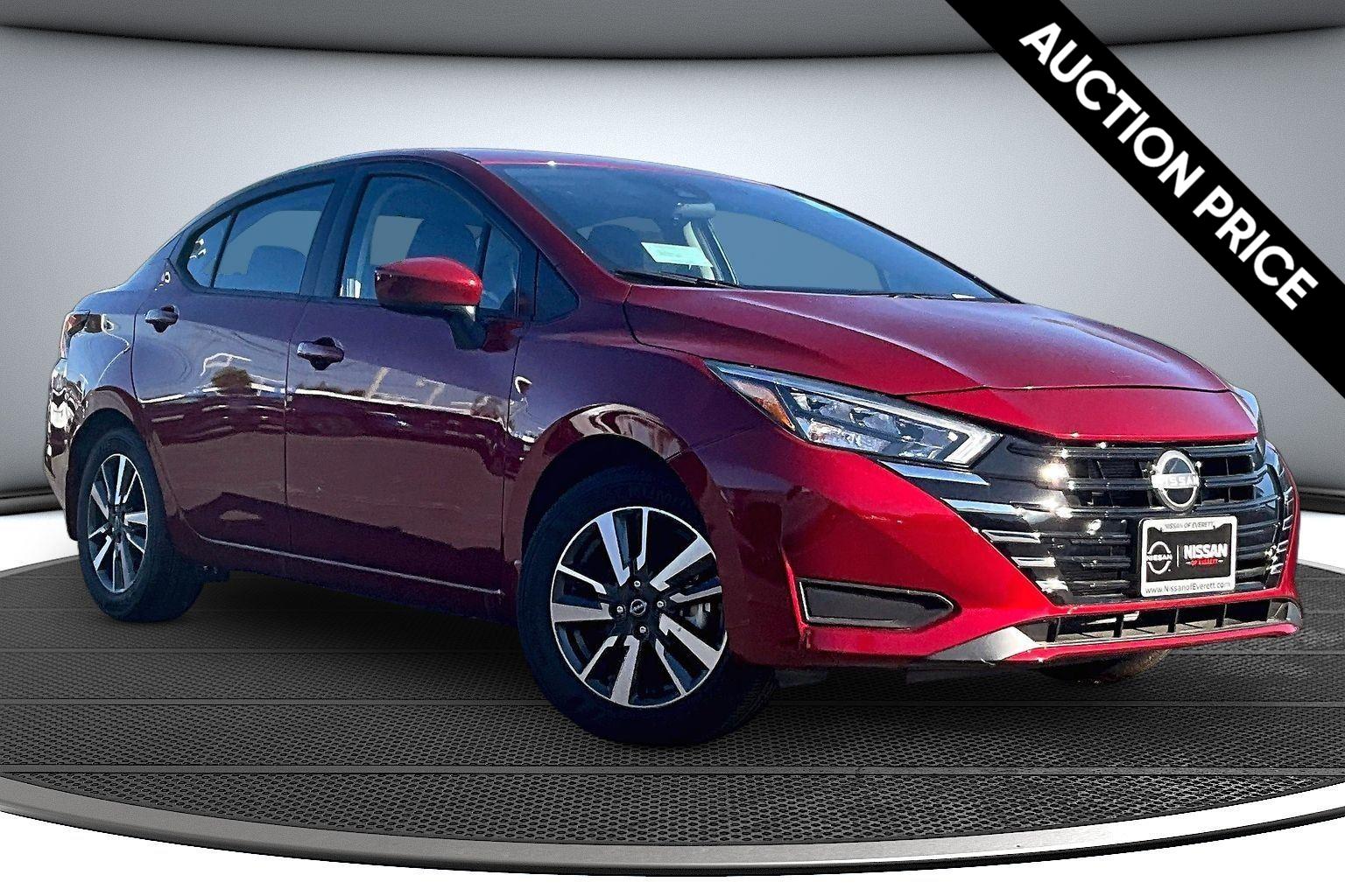 Red (Scarlet Ember Tintcoat) 2025 Nissan Versa Sedan Front-Wheel Drive Continuously Variable Transmission