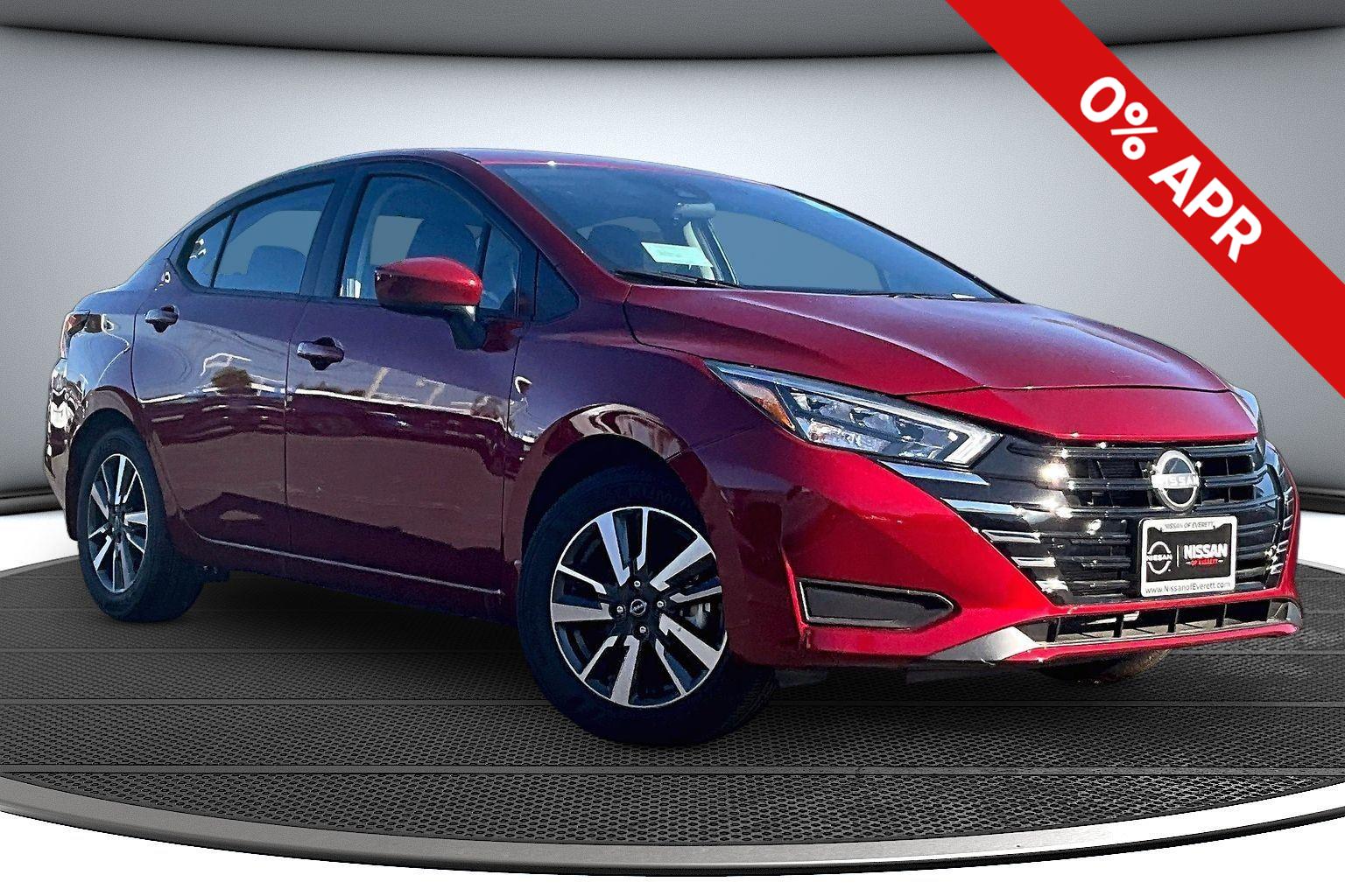 Red (Scarlet Ember Tintcoat) 2025 Nissan Versa Sedan Front-Wheel Drive Continuously Variable Transmission