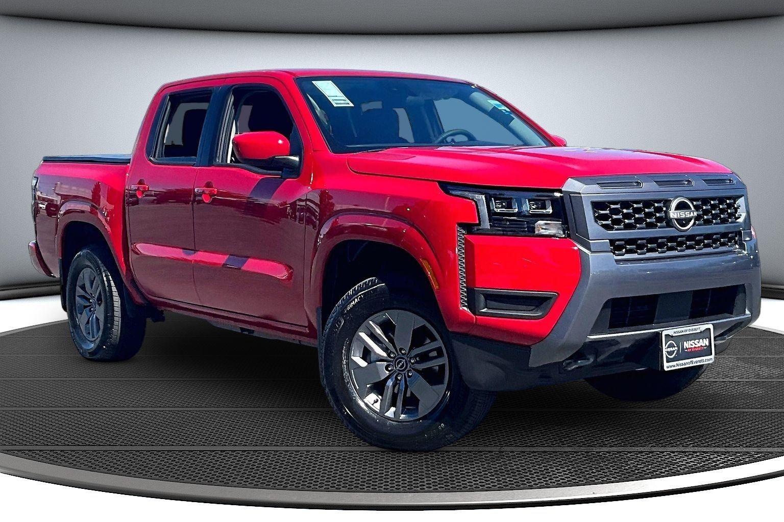 Red Alert 2026 Nissan Frontier Pickup Truck Four-Wheel Drive Automatic