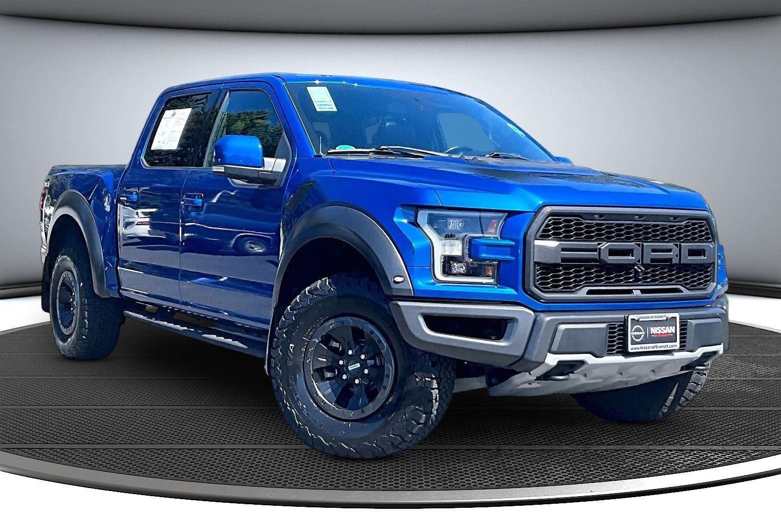 Lightning Blue 2018 Ford F-150 Pickup Truck Four-Wheel Drive Automatic