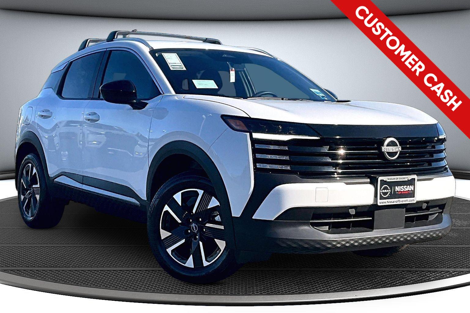 White (Fresh Powder) 2026 Nissan Kicks SUV / Crossover All-Wheel Drive Continuously Variable Transmission