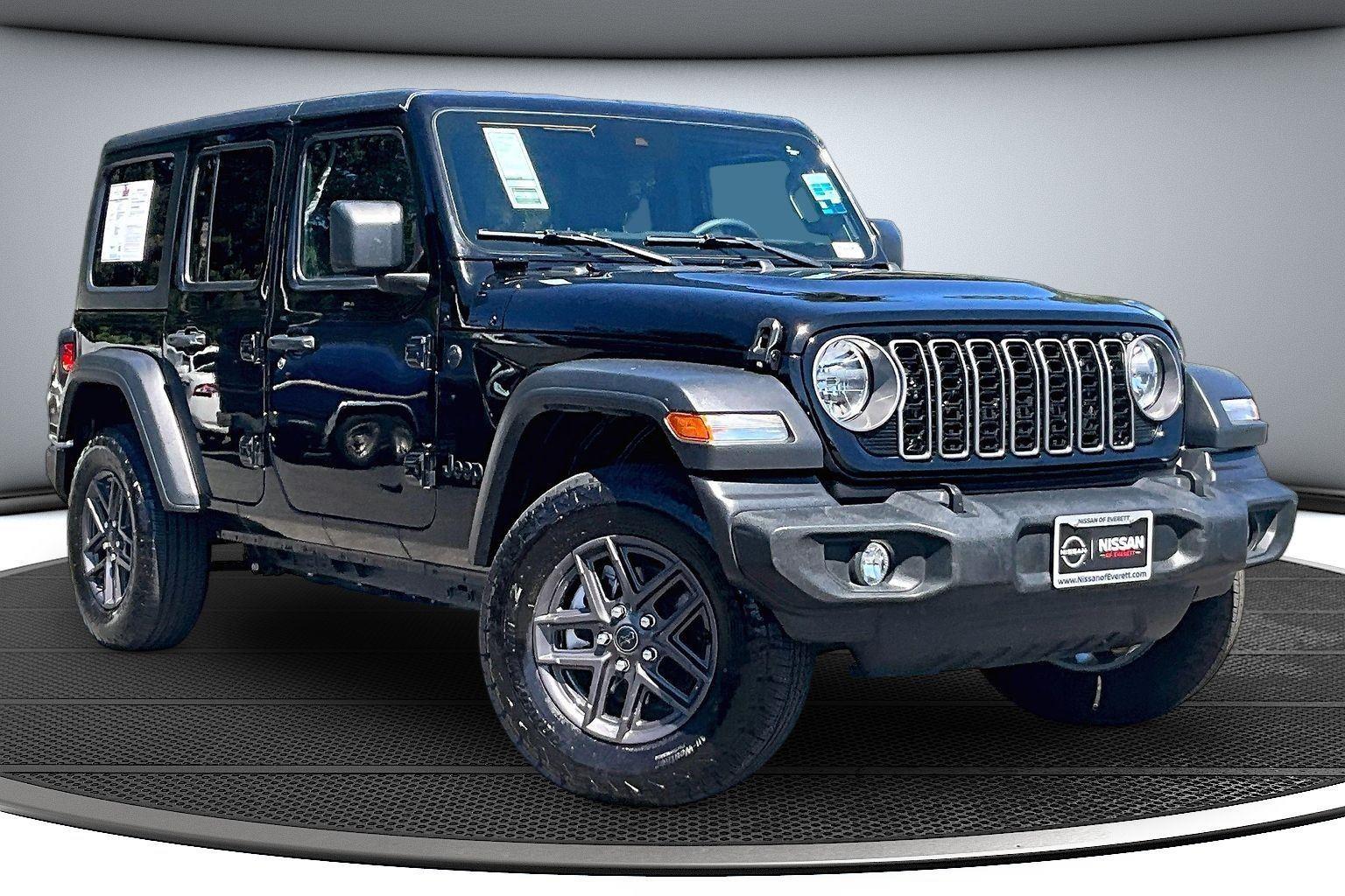 Black Clearcoat 2025 Jeep Wrangler SUV / Crossover Four-Wheel Drive 8-Speed Automatic
