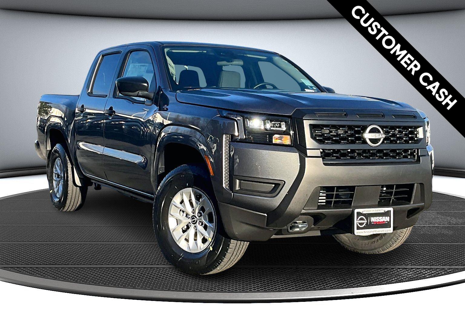 Gray (Gun Metallic) 2026 Nissan Frontier Pickup Truck Four-Wheel Drive Automatic