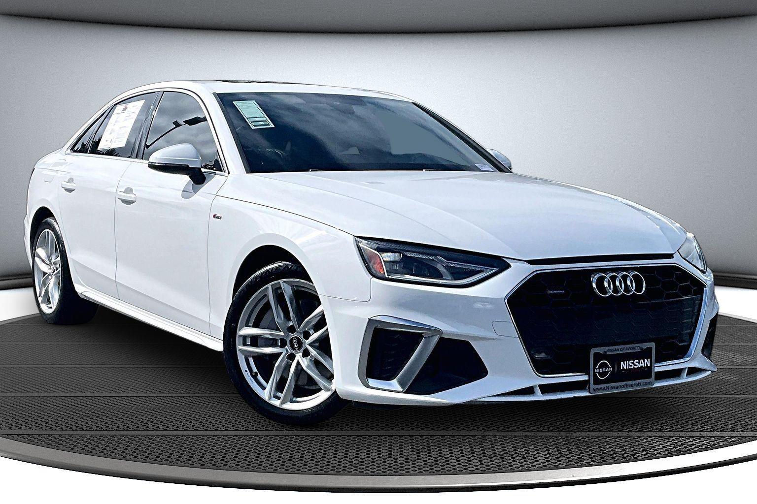Ibis White 2020 Audi A4 Sedan All-Wheel Drive 7-Speed Automatic